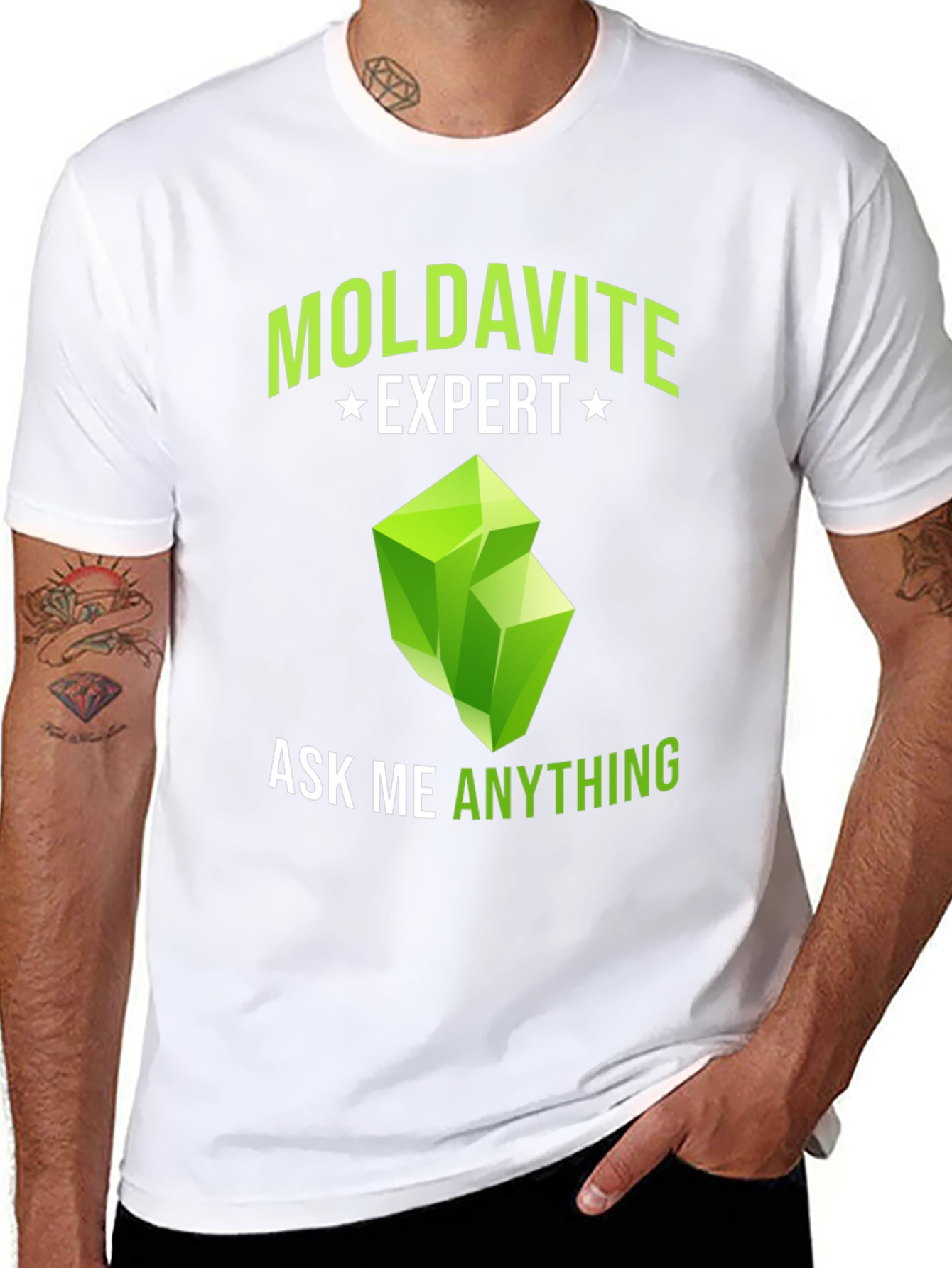 Moldavite Expert T-Shirt - Ask Me Anything
