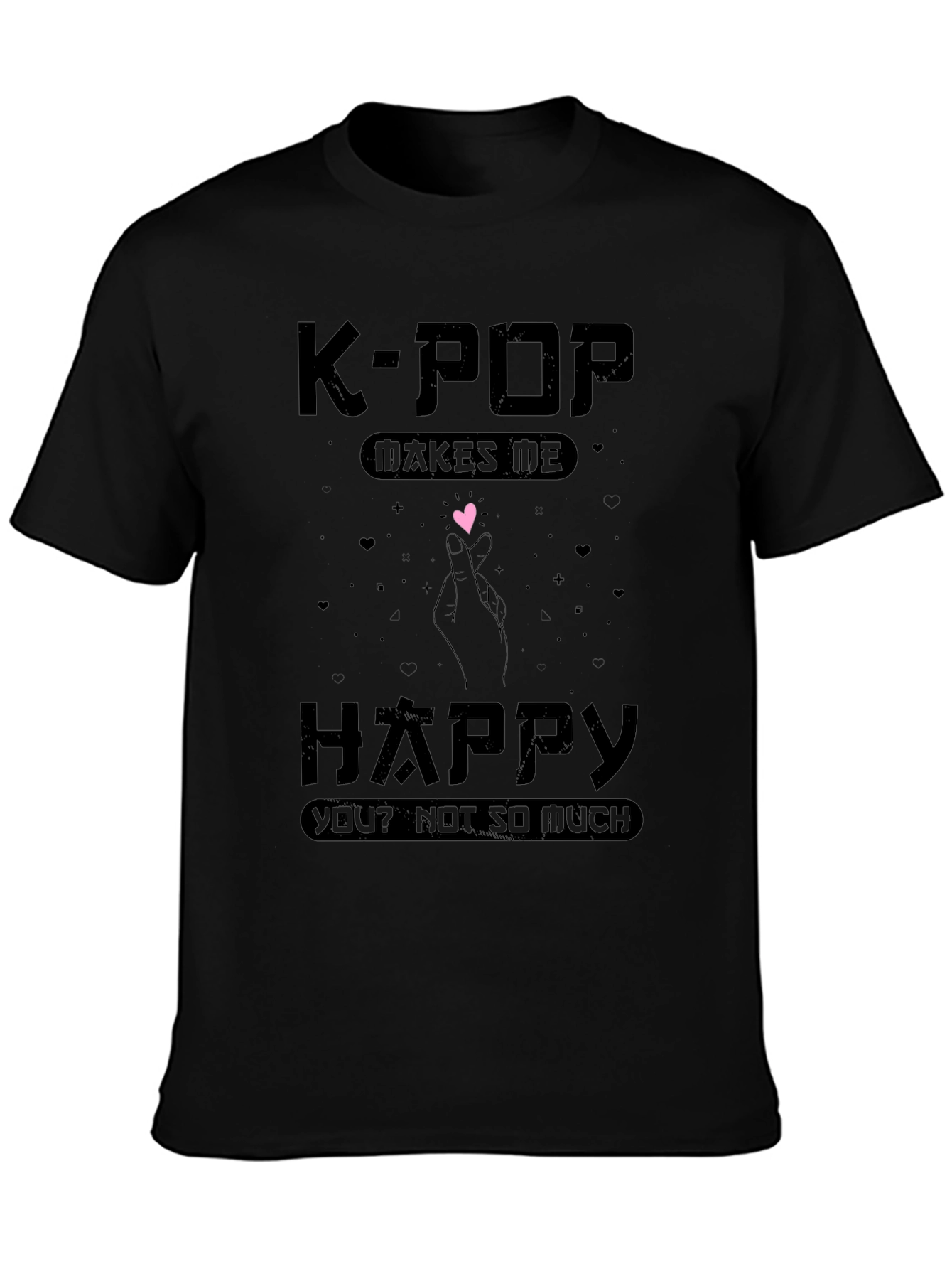 K-Pop Makes Me Happy Graphic Tee