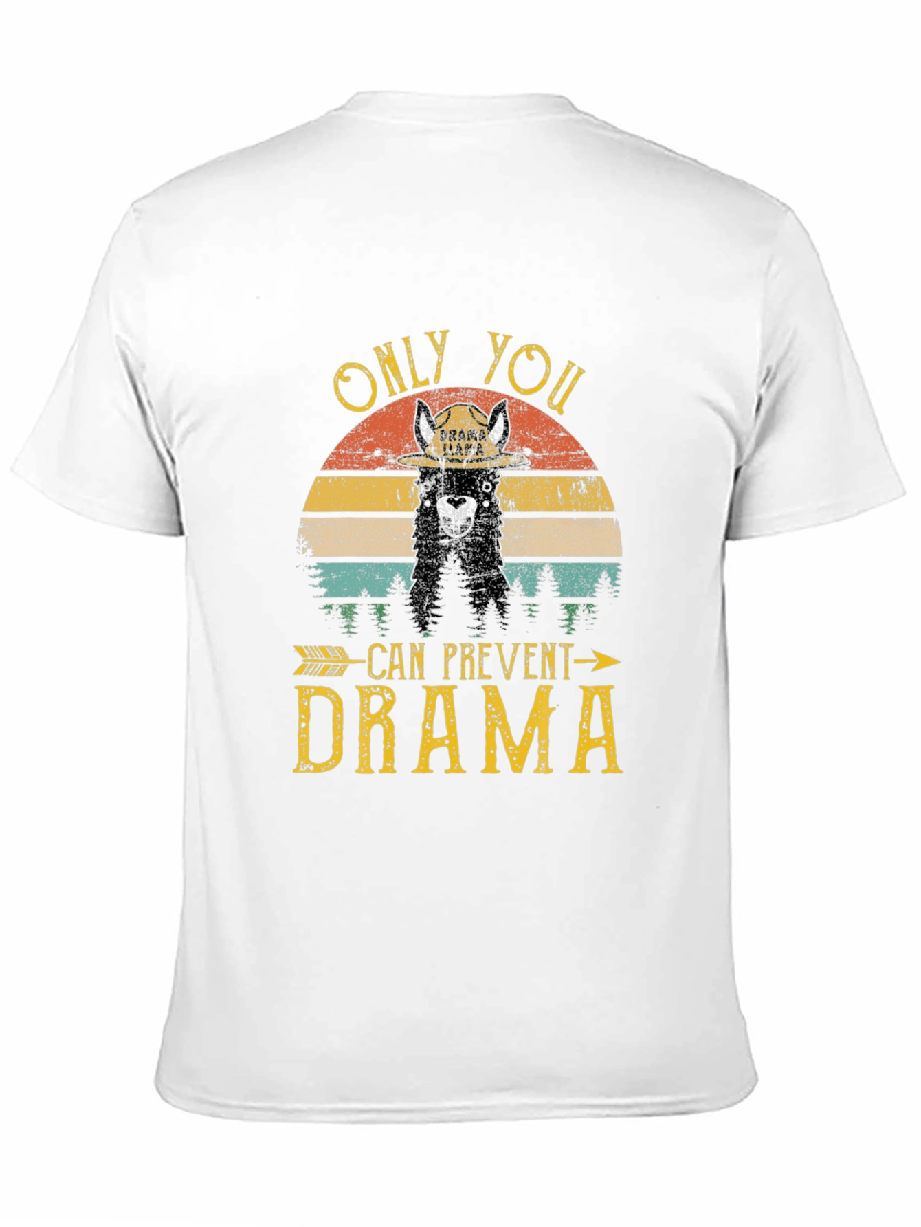 Drama Llama Graphic T-Shirt - Prevent Drama Tee