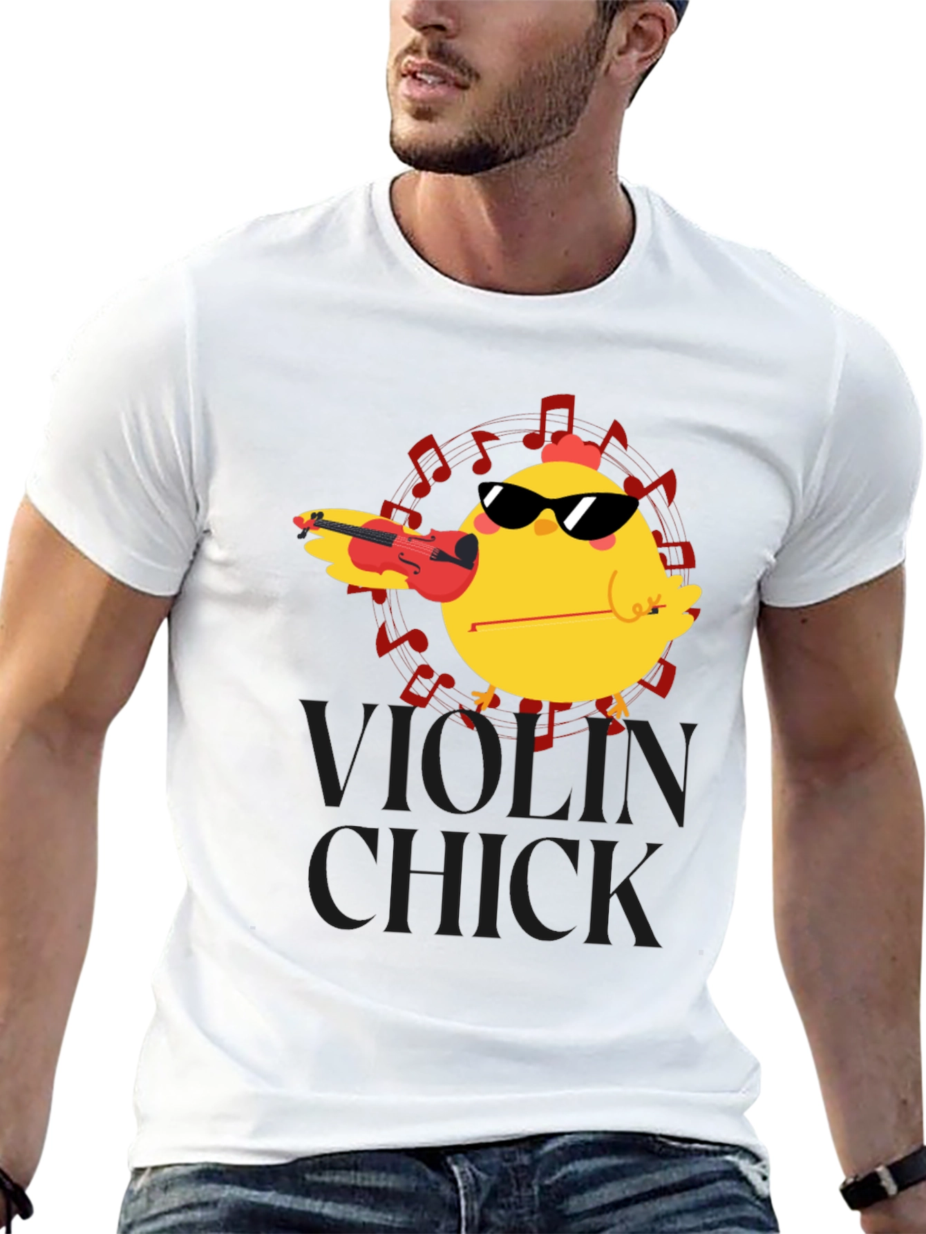Violin Chick T-Shirt - Music Lover Tee