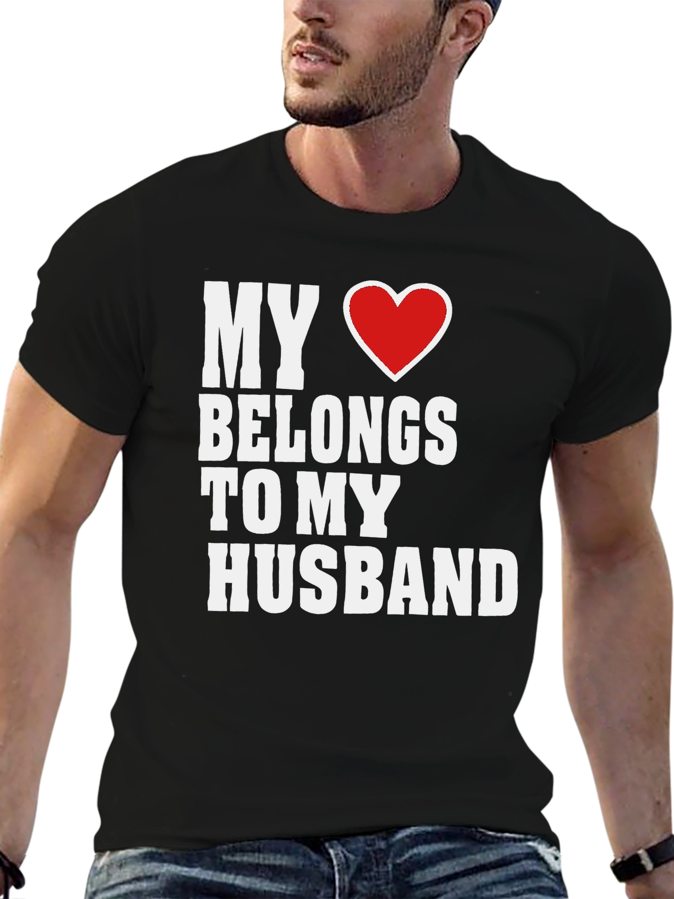 My Heart Belongs to My Husband T-Shirt