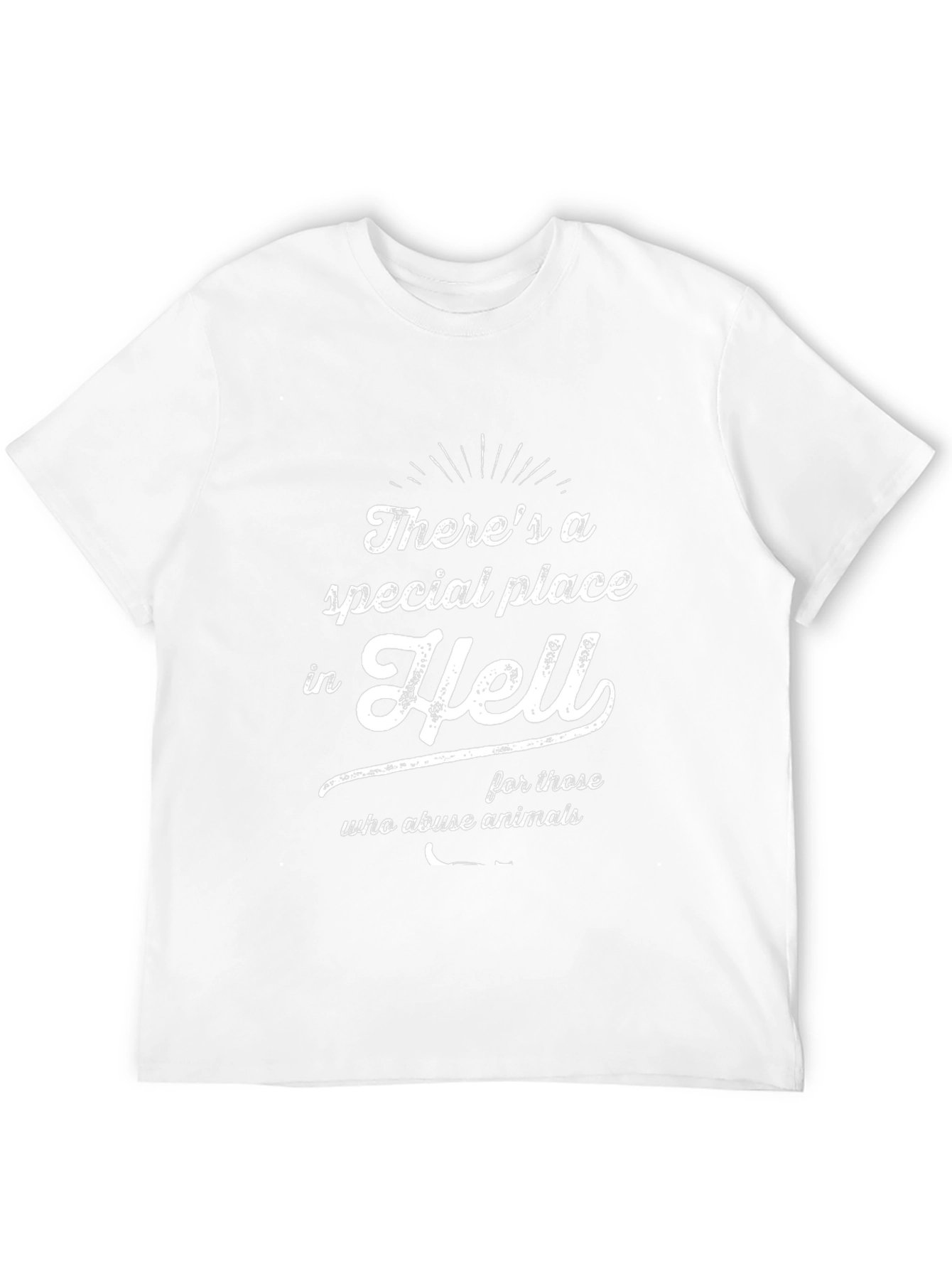 Animal Rights Graphic T-Shirt: Hell for Abusers