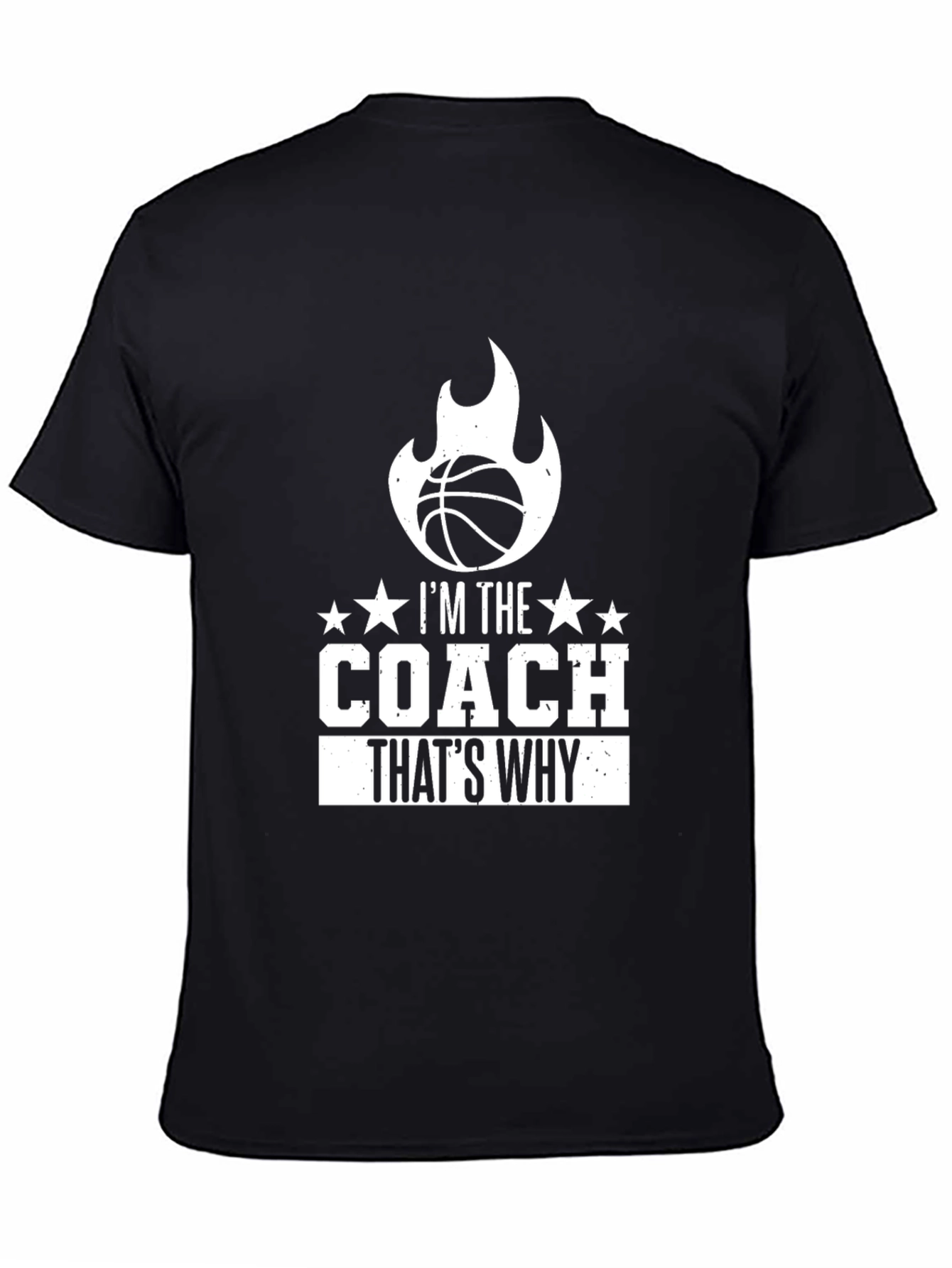 Basketball Coach T-Shirt - Im The Coach Thats Why