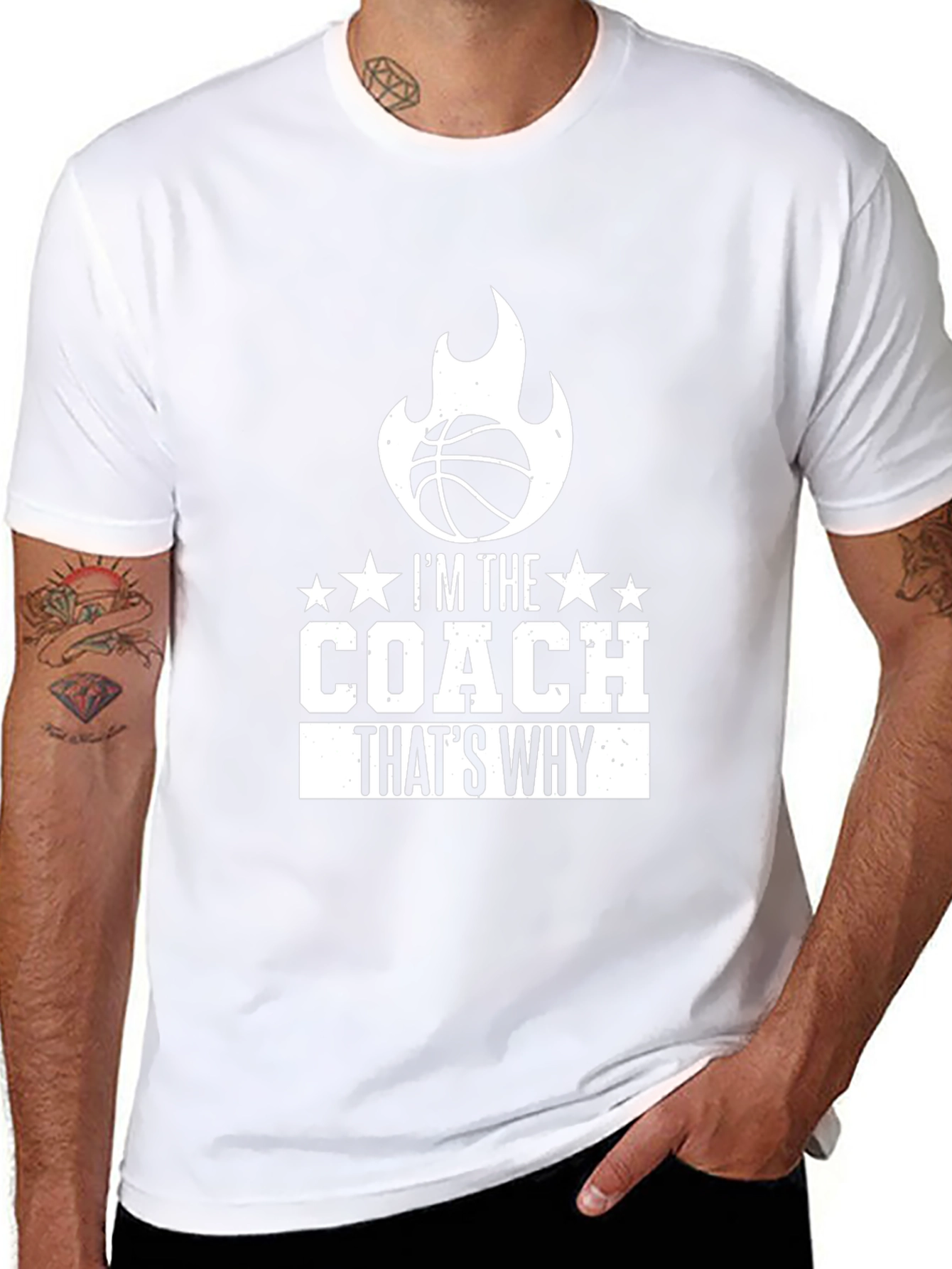 Basketball Coach T-Shirt - Im The Coach Thats Why
