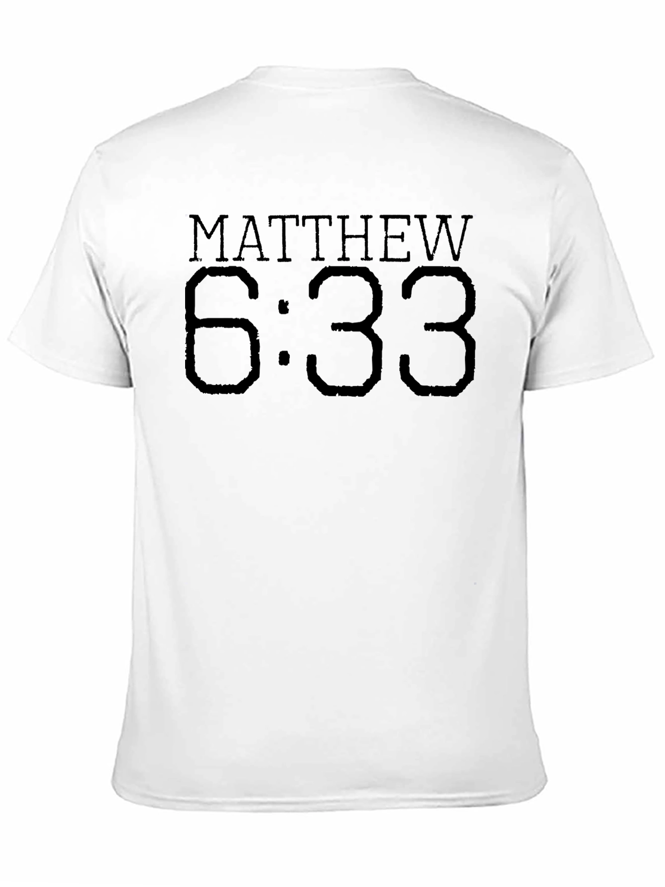 Matthew 6:33 Black Graphic Tee