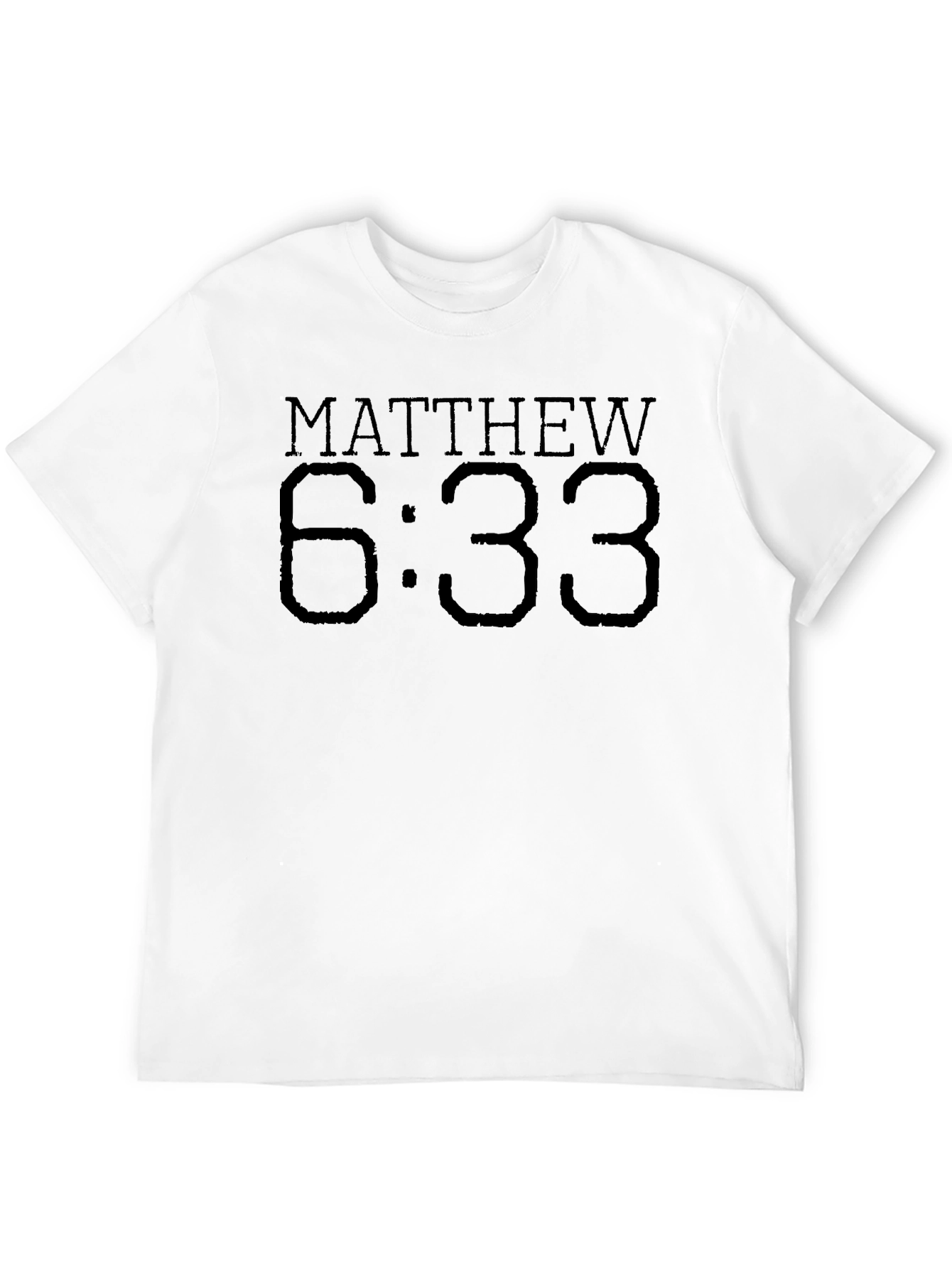 Matthew 6:33 Black Graphic Tee