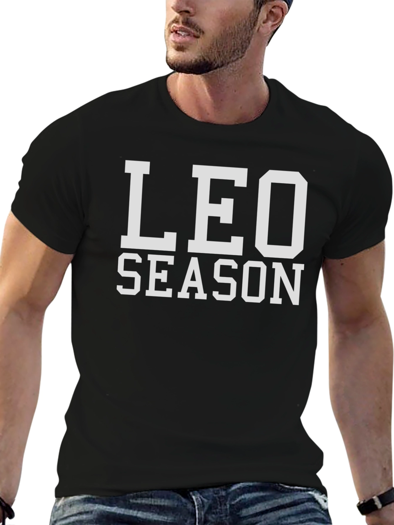 Leo Season Black T-Shirt