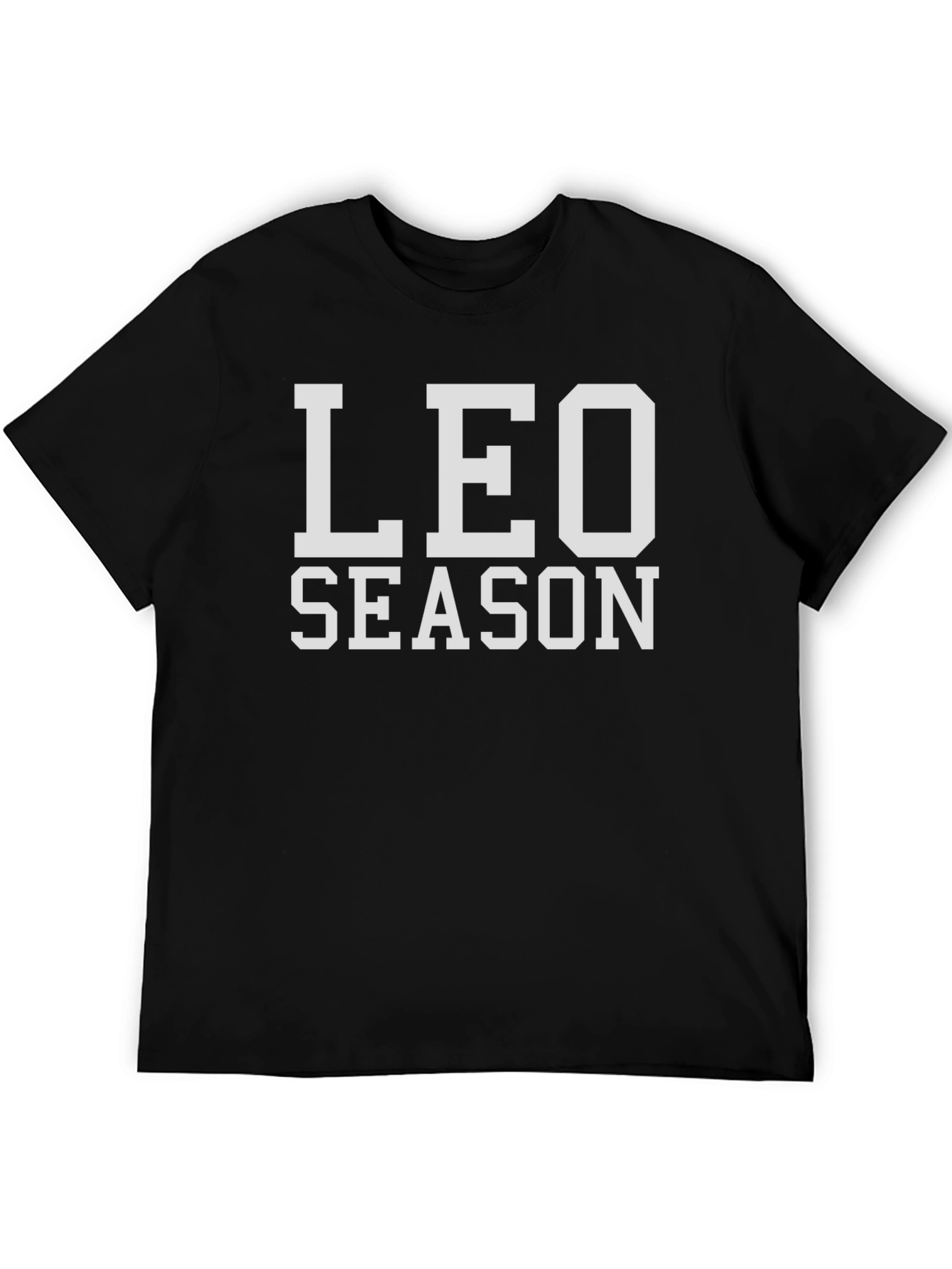 Leo Season Black T-Shirt