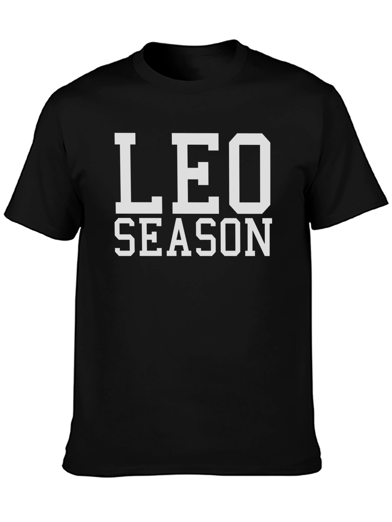 Leo Season Black T-Shirt
