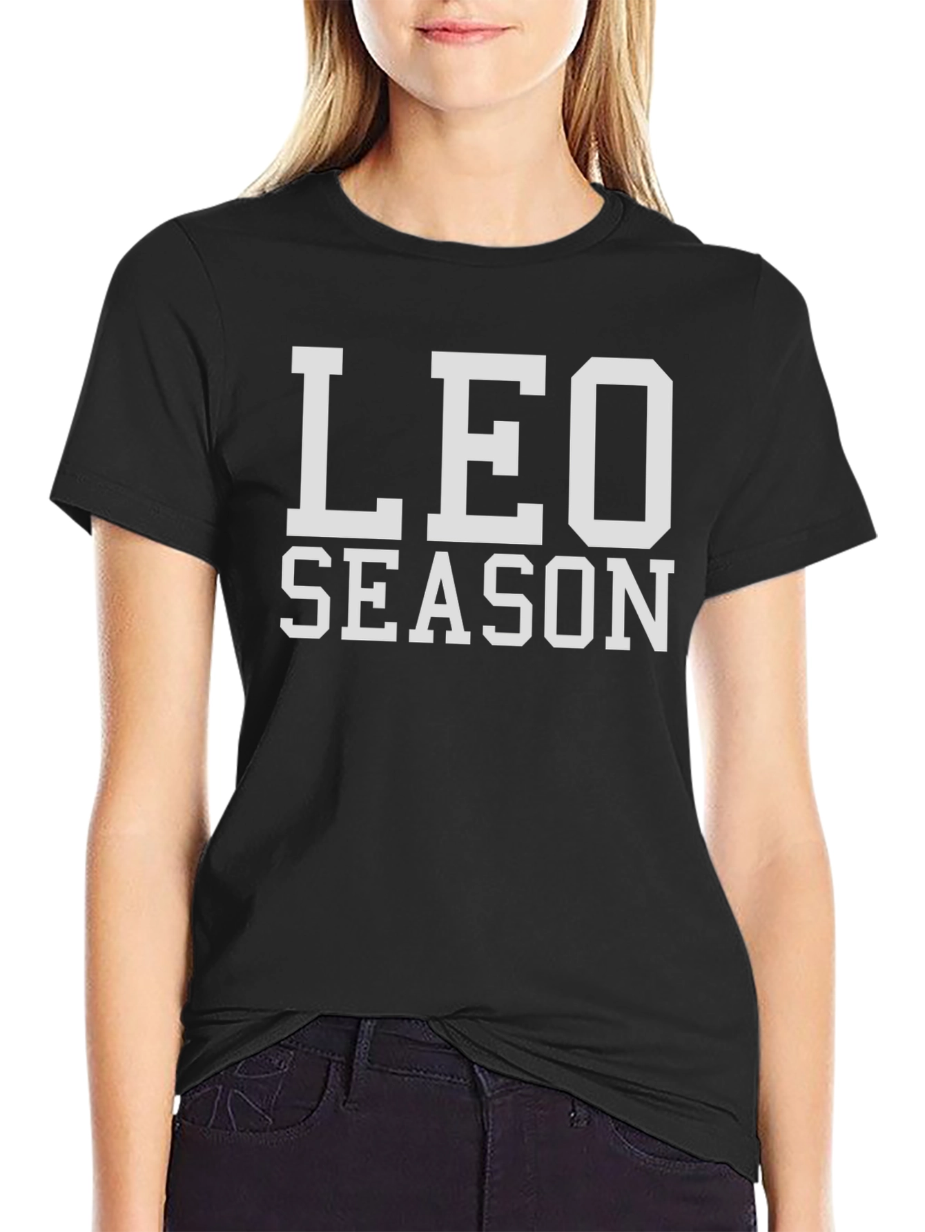 Leo Season Black T-Shirt