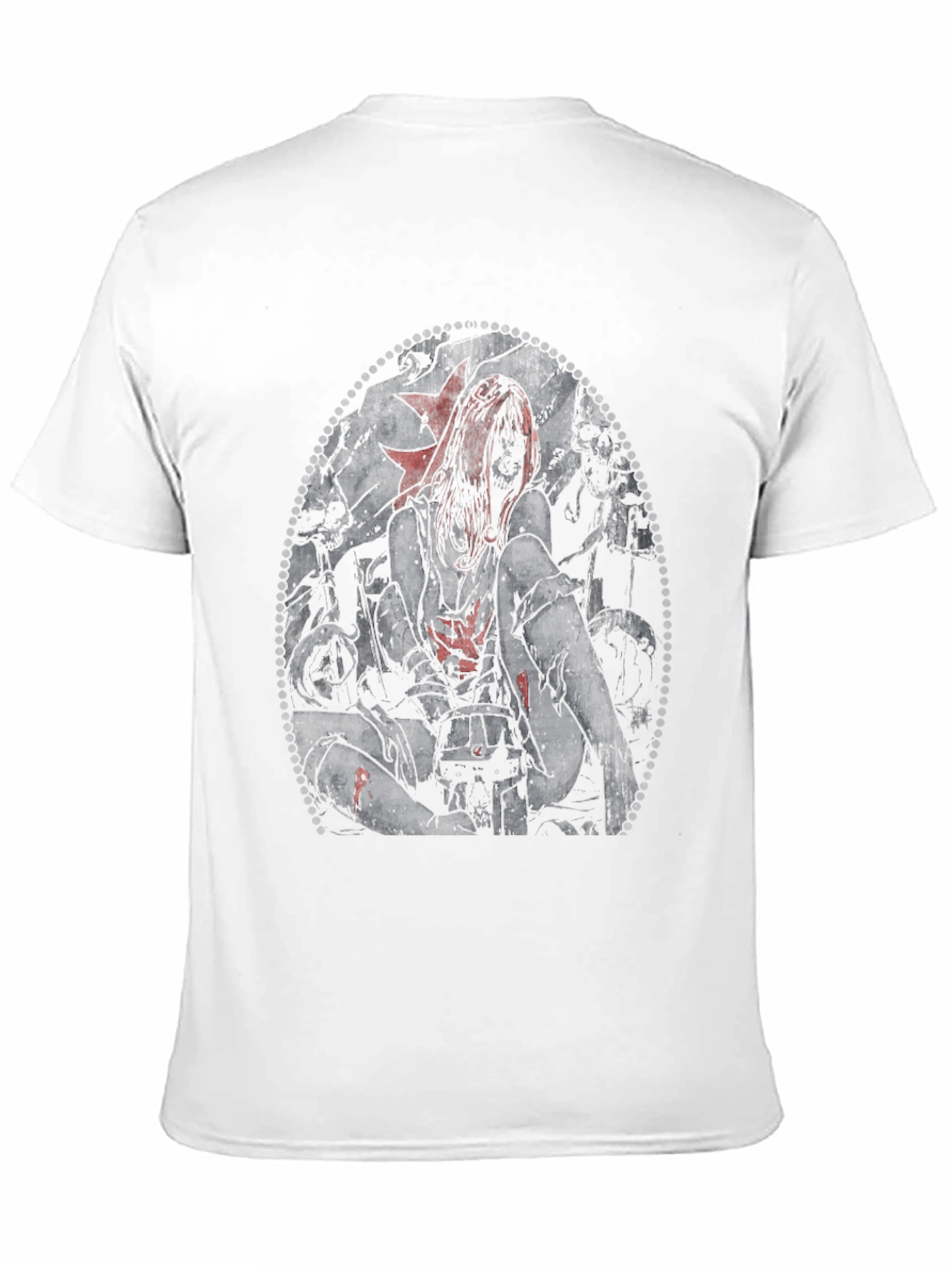 Creepy Girl T-Shirt - Gothic Horror Tee