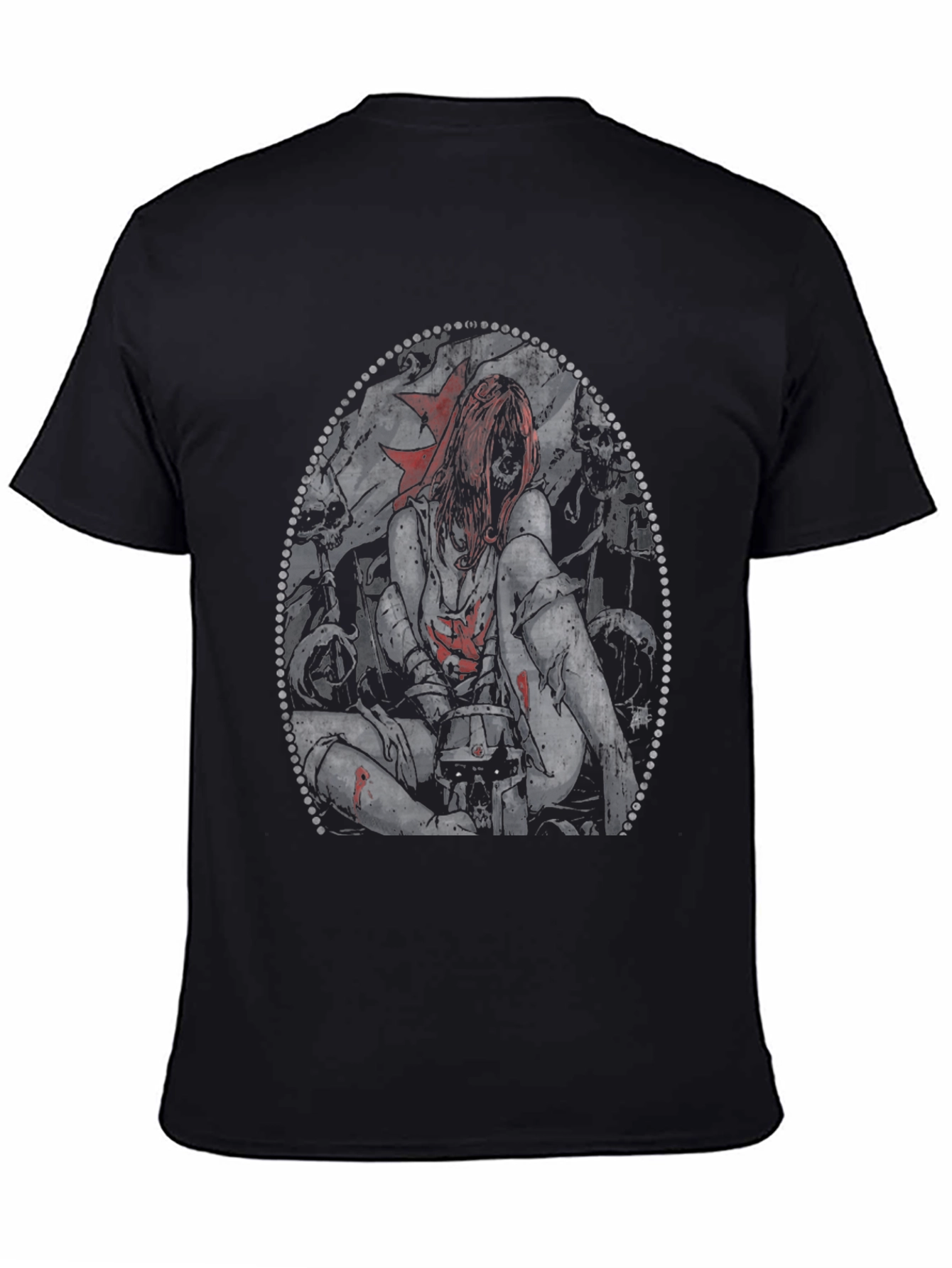Creepy Girl T-Shirt - Gothic Horror Tee