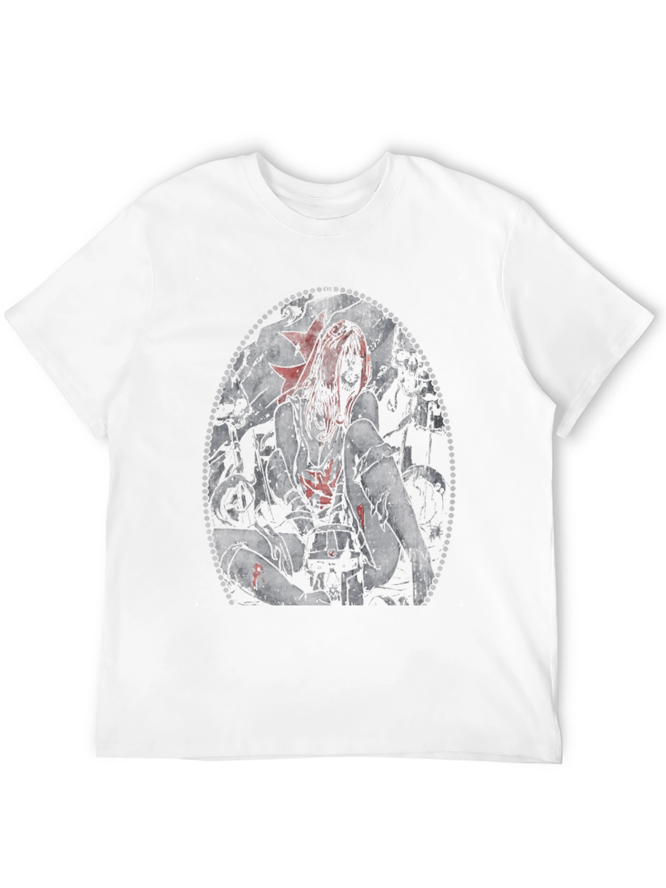 Creepy Girl T-Shirt - Gothic Horror Tee