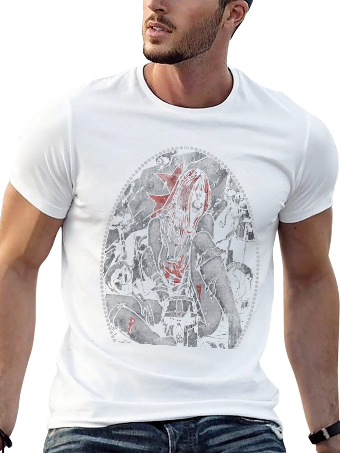 Creepy Girl T-Shirt - Gothic Horror Tee