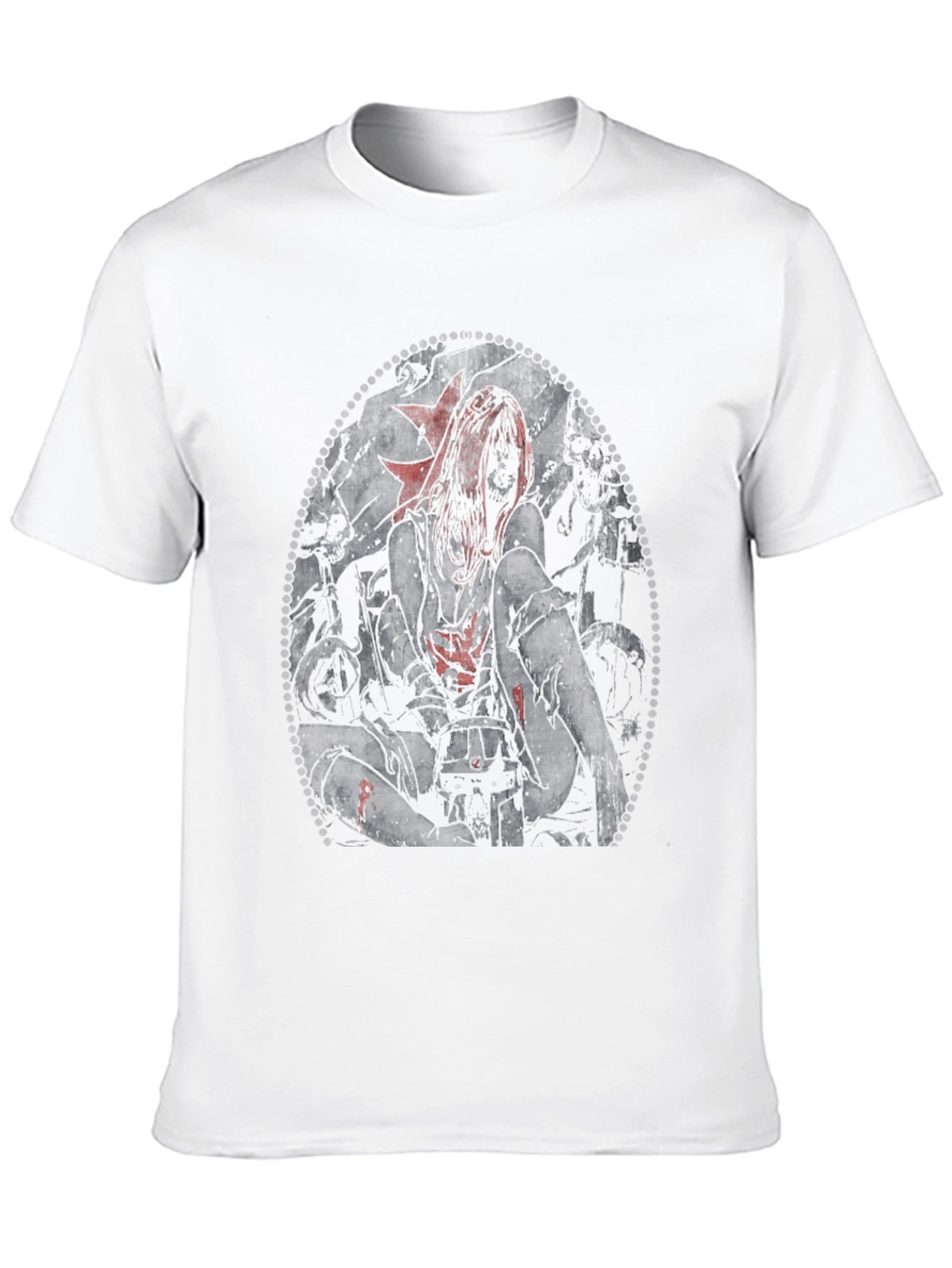 Creepy Girl T-Shirt - Gothic Horror Tee