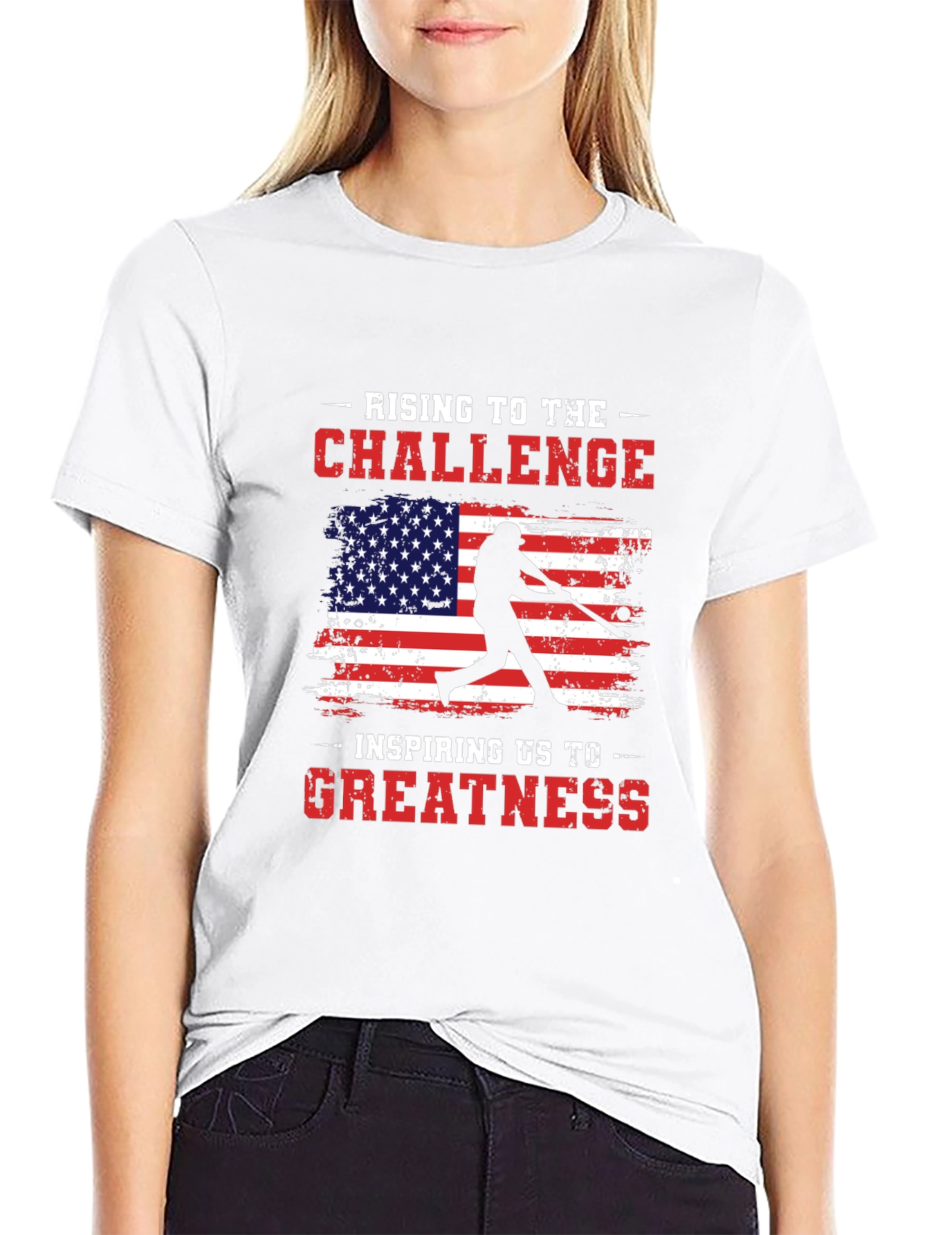 Rising to the Challenge Baseball Tee