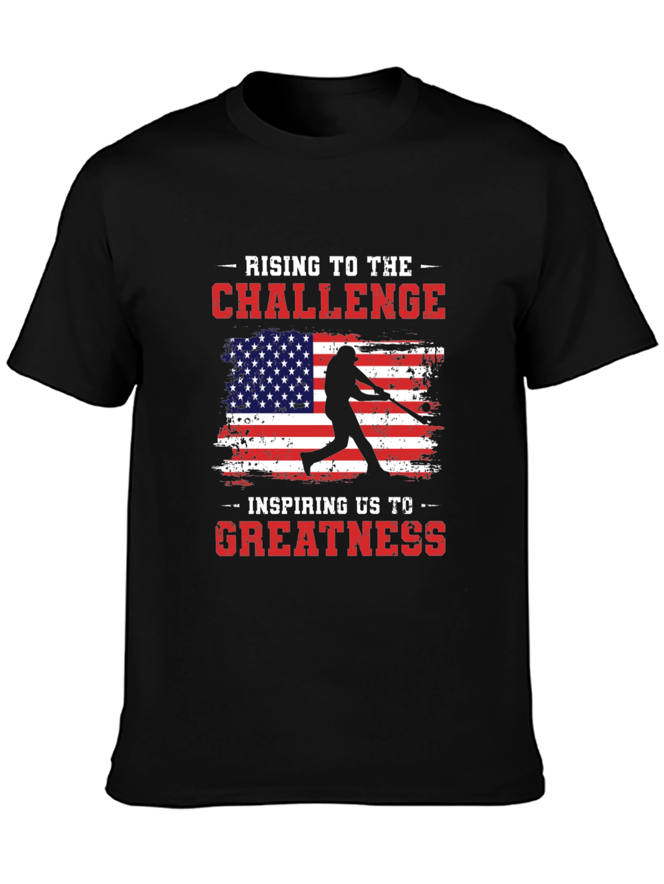 Rising to the Challenge Baseball Tee