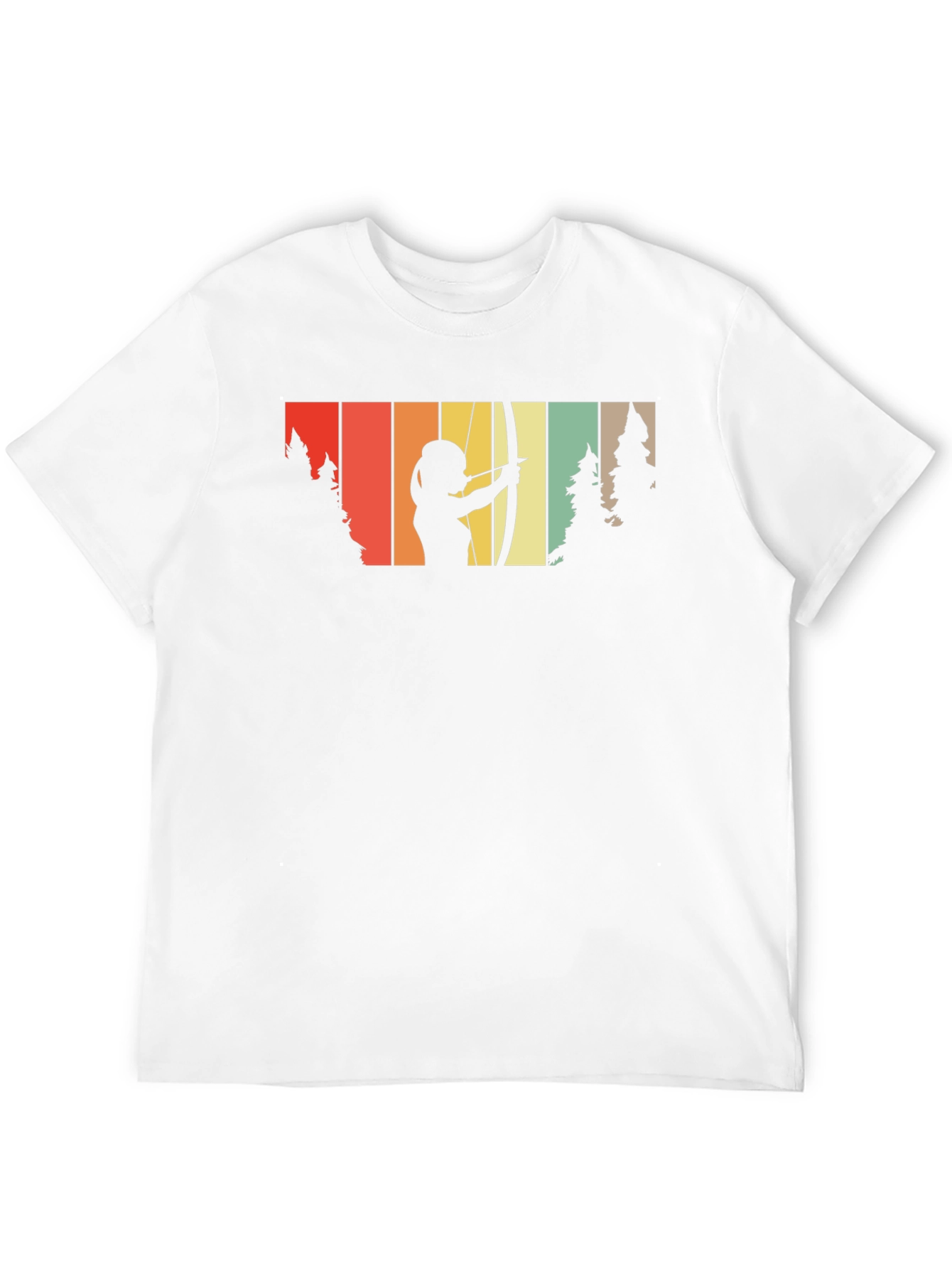 Retro Archer Graphic Tee - Black