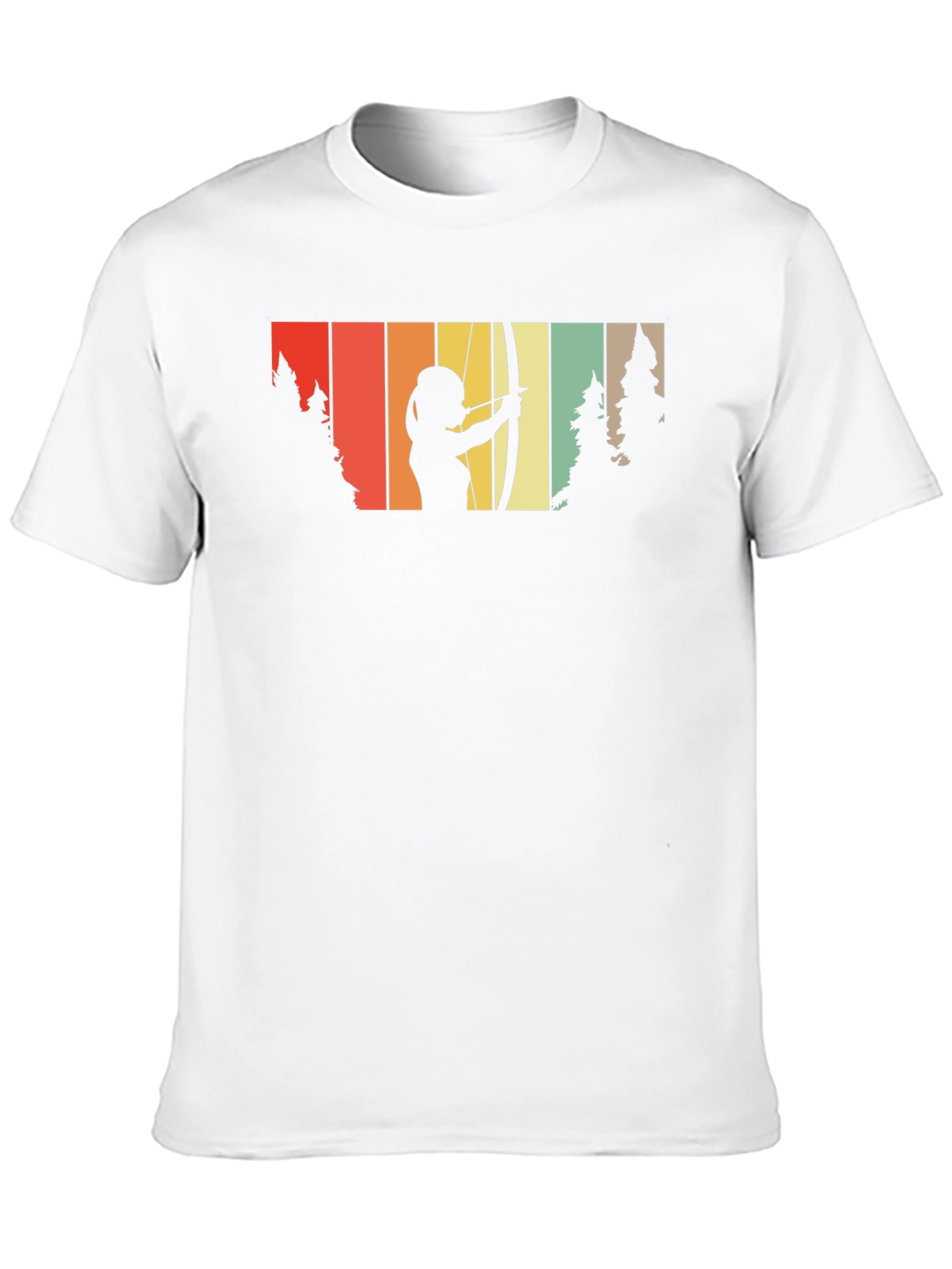 Retro Archer Graphic Tee - Black