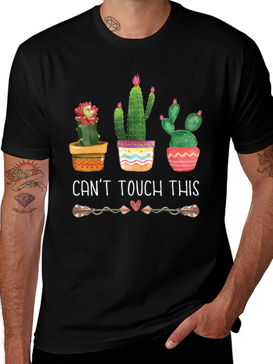 Cactus Graphic T-Shirt - Cant Touch This Design