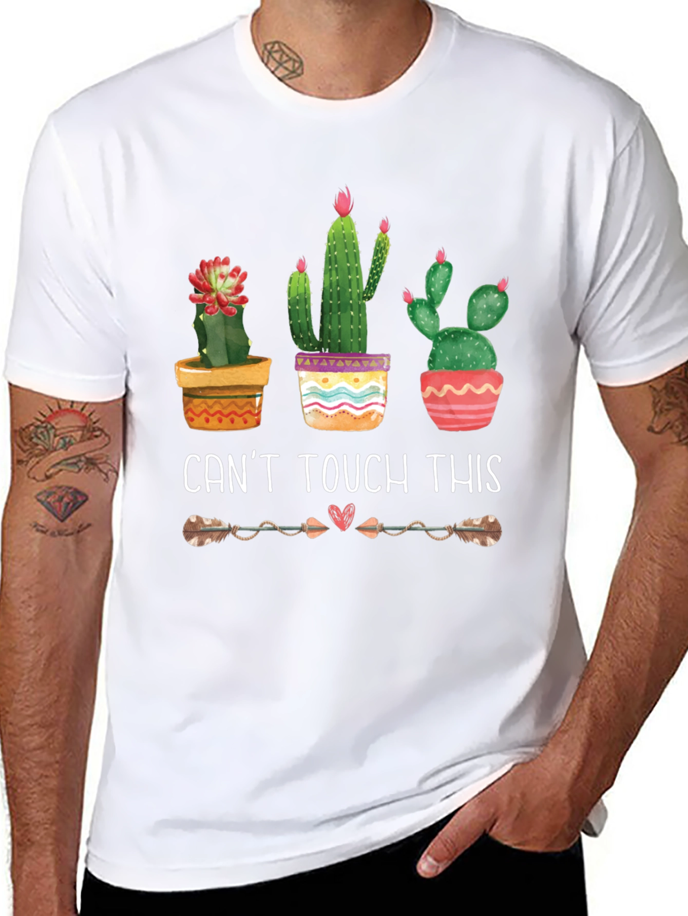 Cactus Graphic T-Shirt - Cant Touch This Design