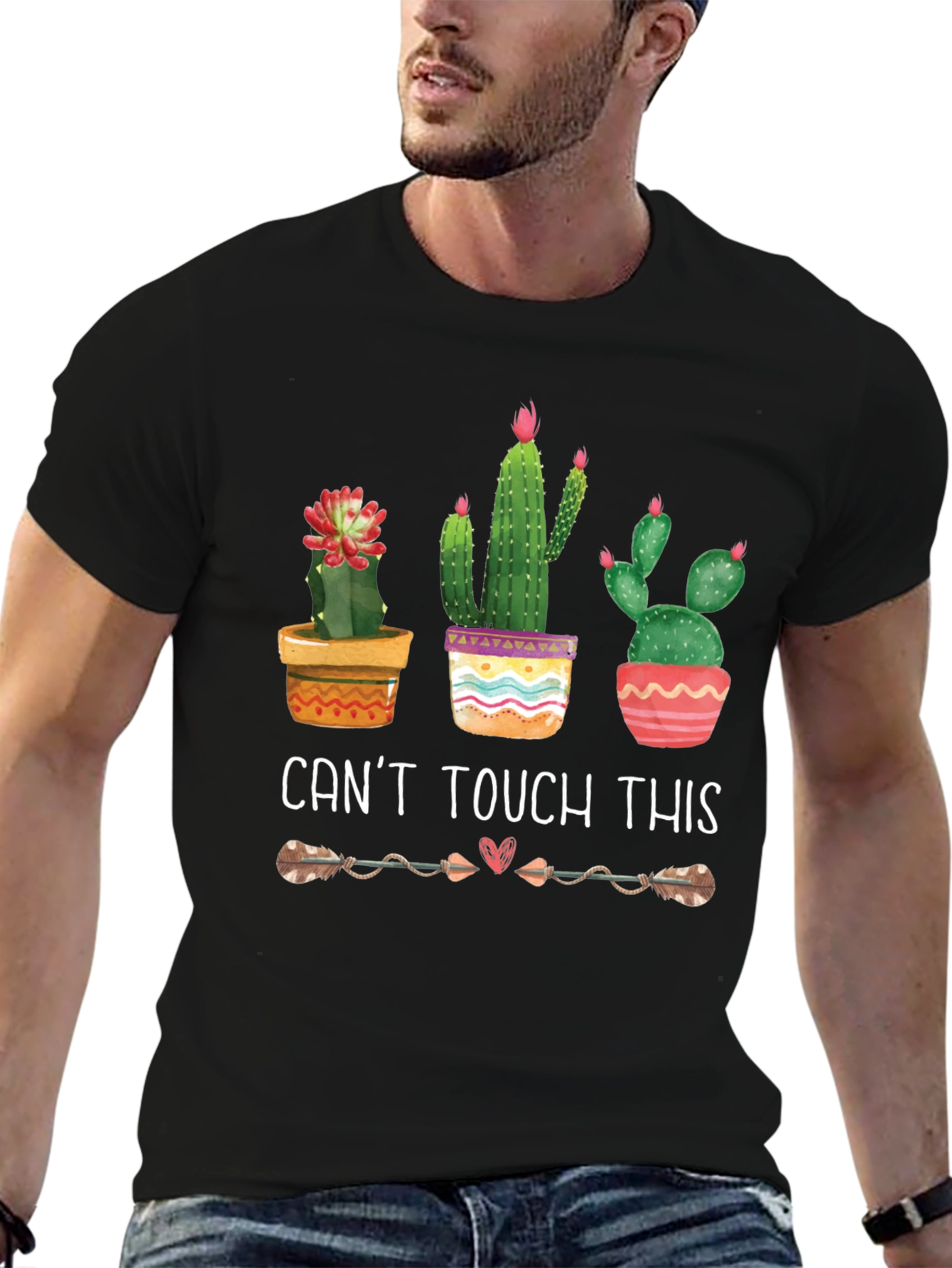 Cactus Graphic T-Shirt - Cant Touch This Design