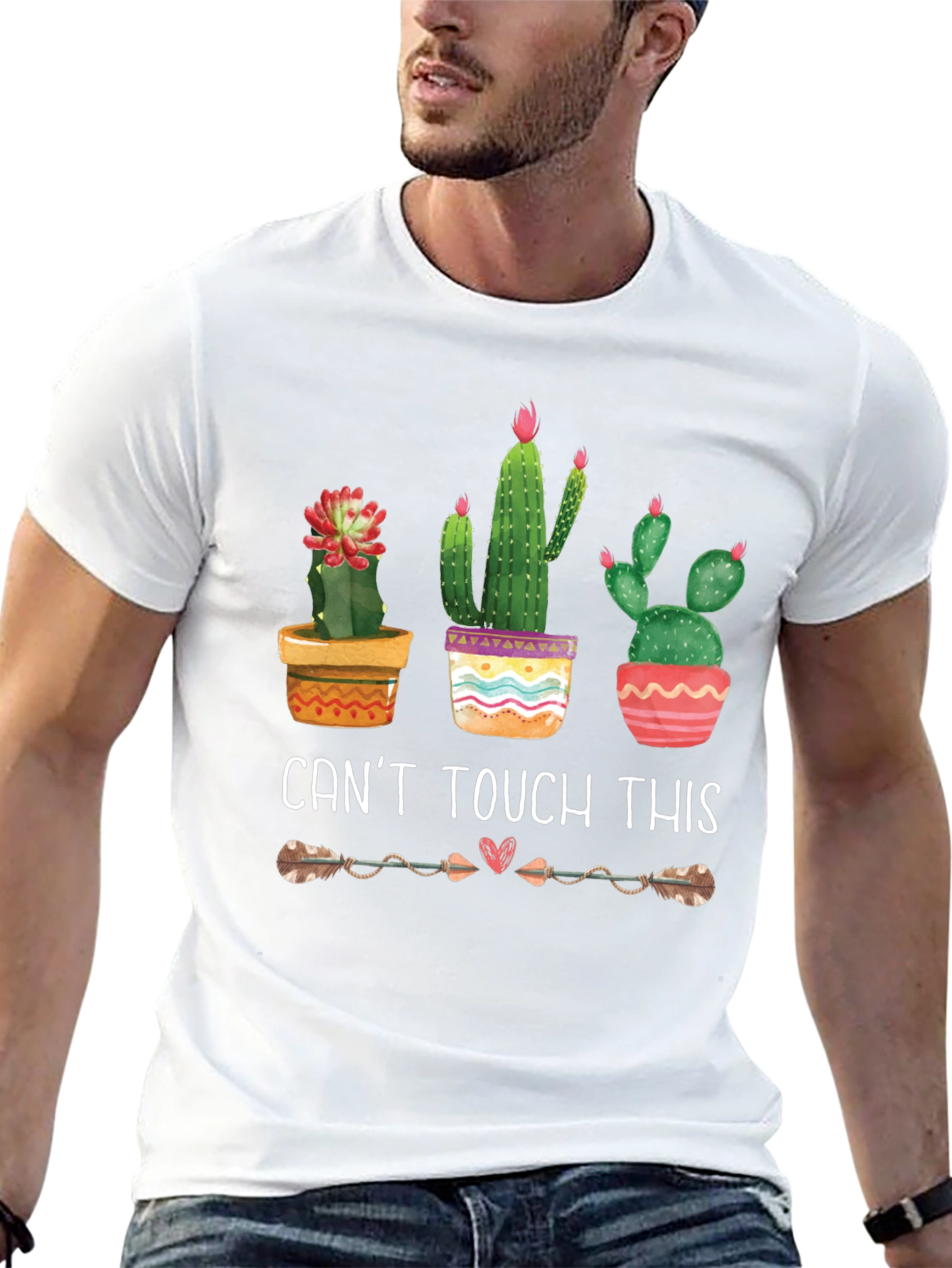 Cactus Graphic T-Shirt - Cant Touch This Design