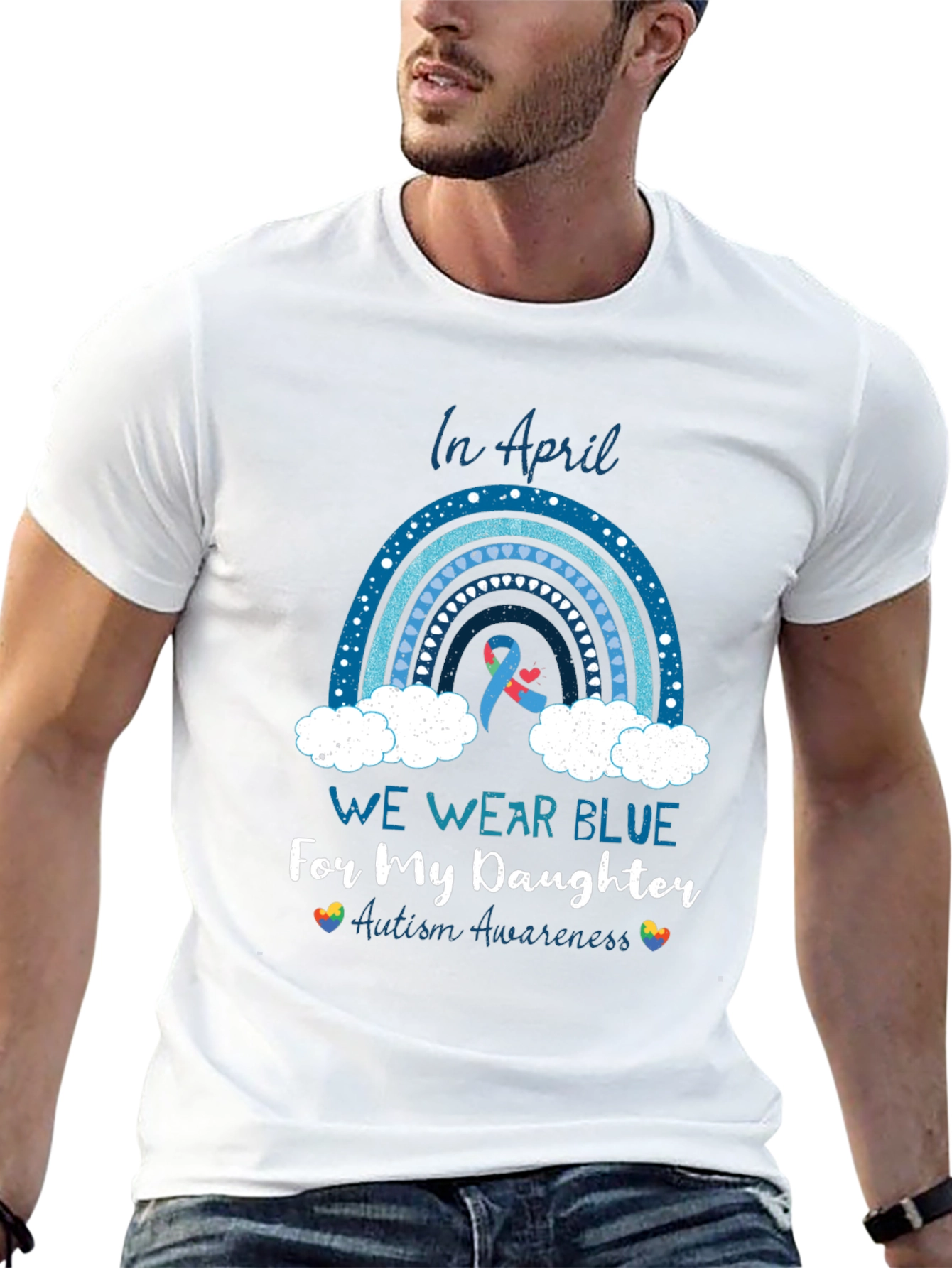 Autism Awareness T-Shirt: In April We Wear Blue
