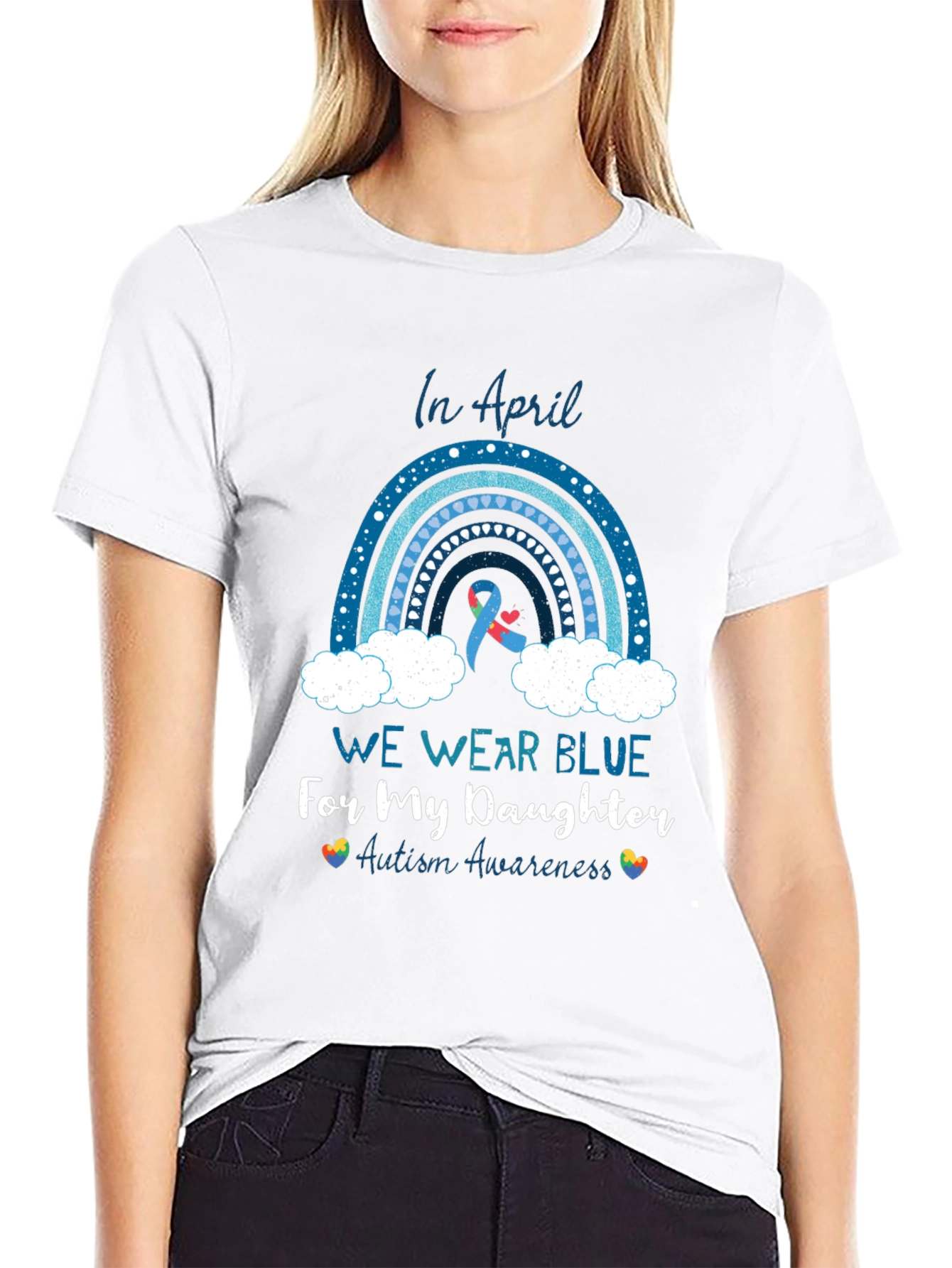 Autism Awareness T-Shirt: In April We Wear Blue