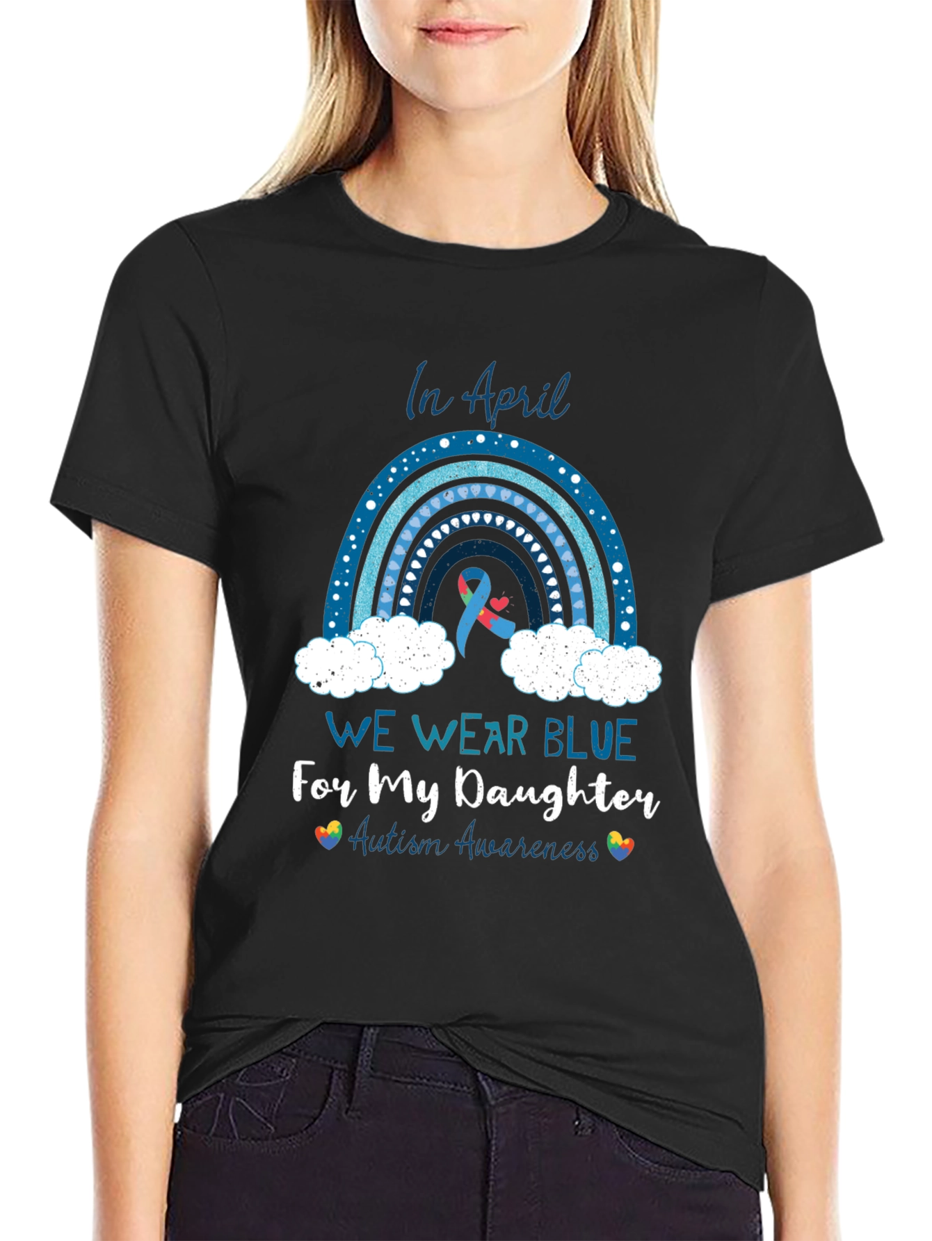 Autism Awareness T-Shirt: In April We Wear Blue