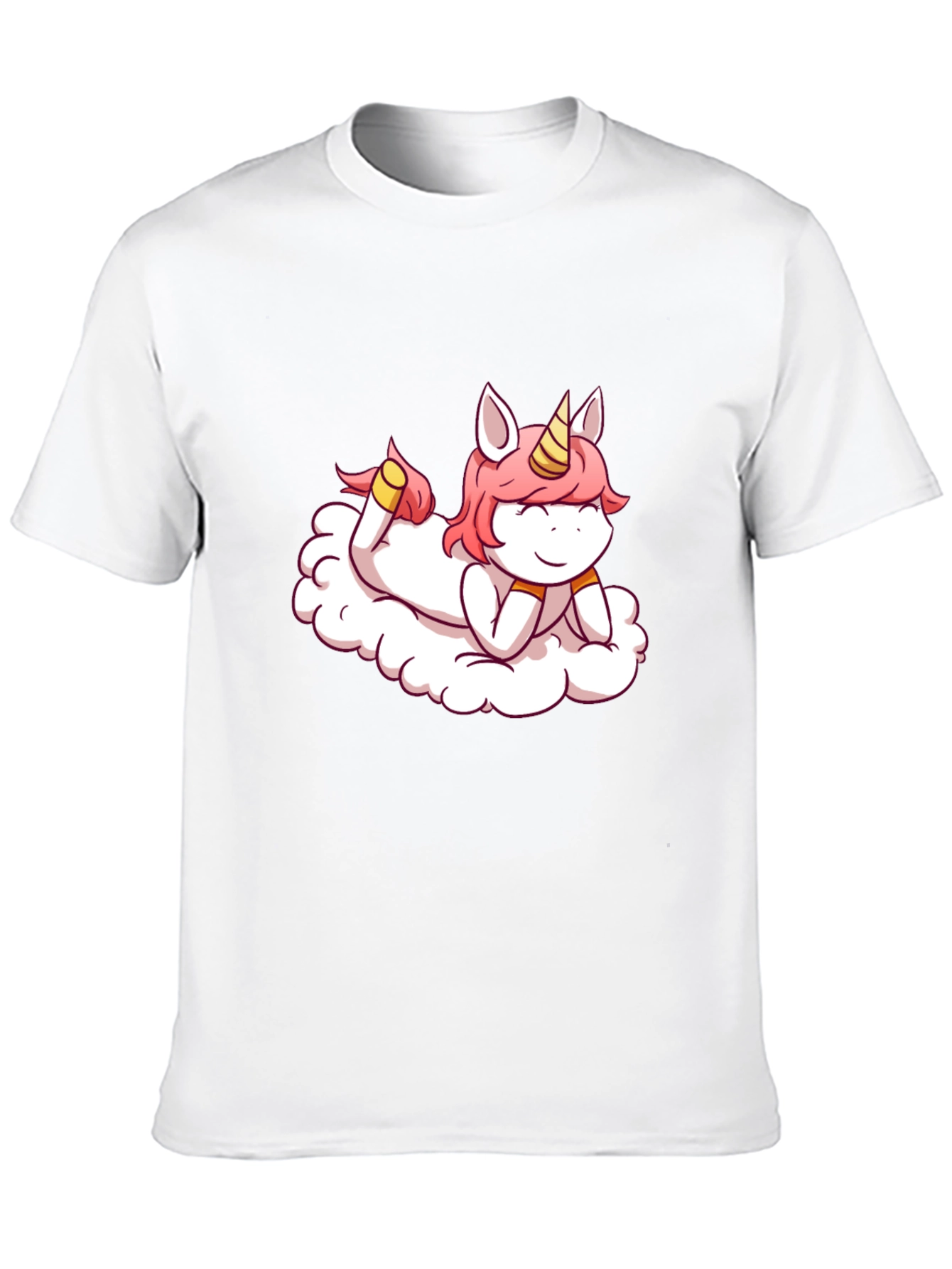 Unicorn on a Cloud Graphic Tee