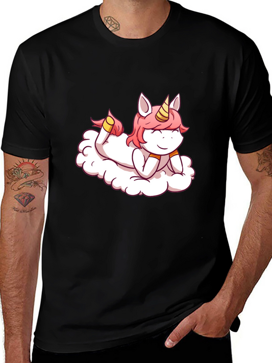Unicorn on a Cloud Graphic Tee