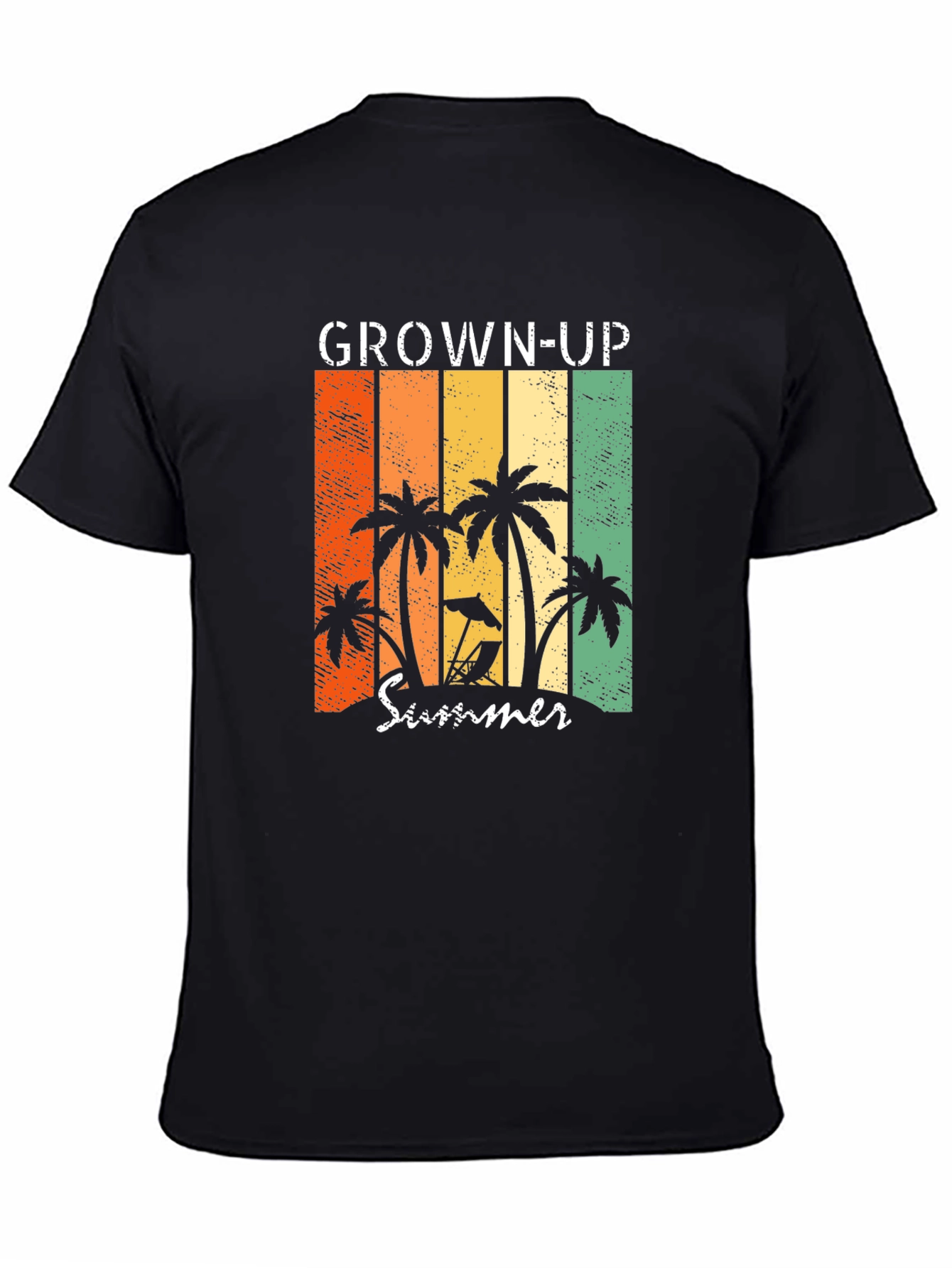 Grown-Up Summer Graphic T-Shirt