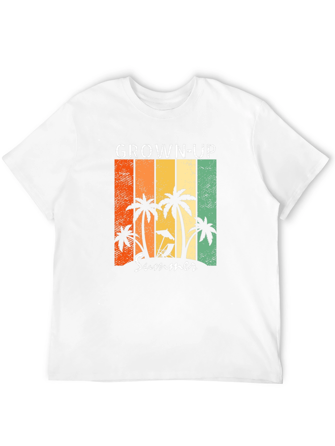 Grown-Up Summer Graphic T-Shirt