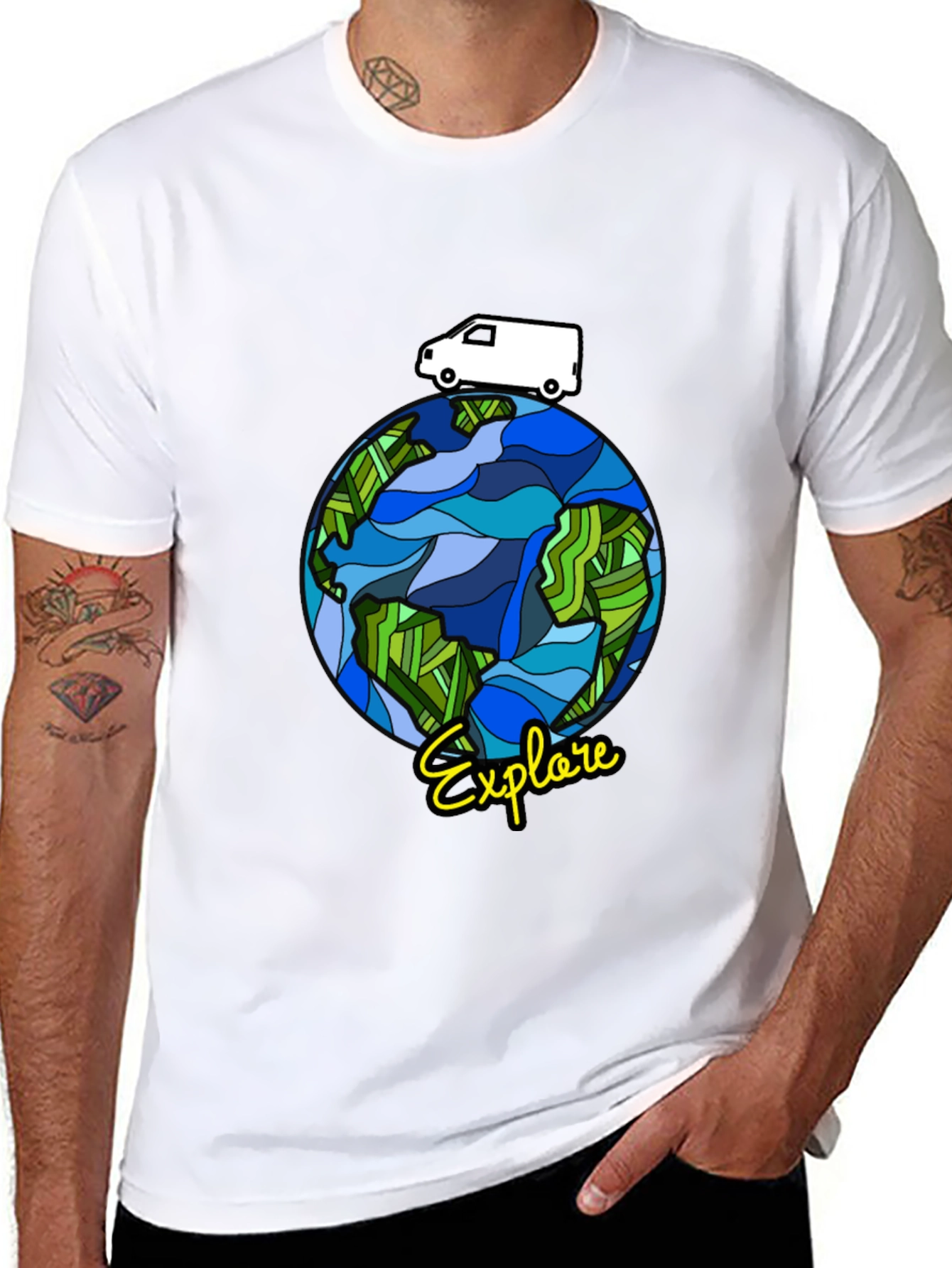 Explore the World Graphic T-Shirt