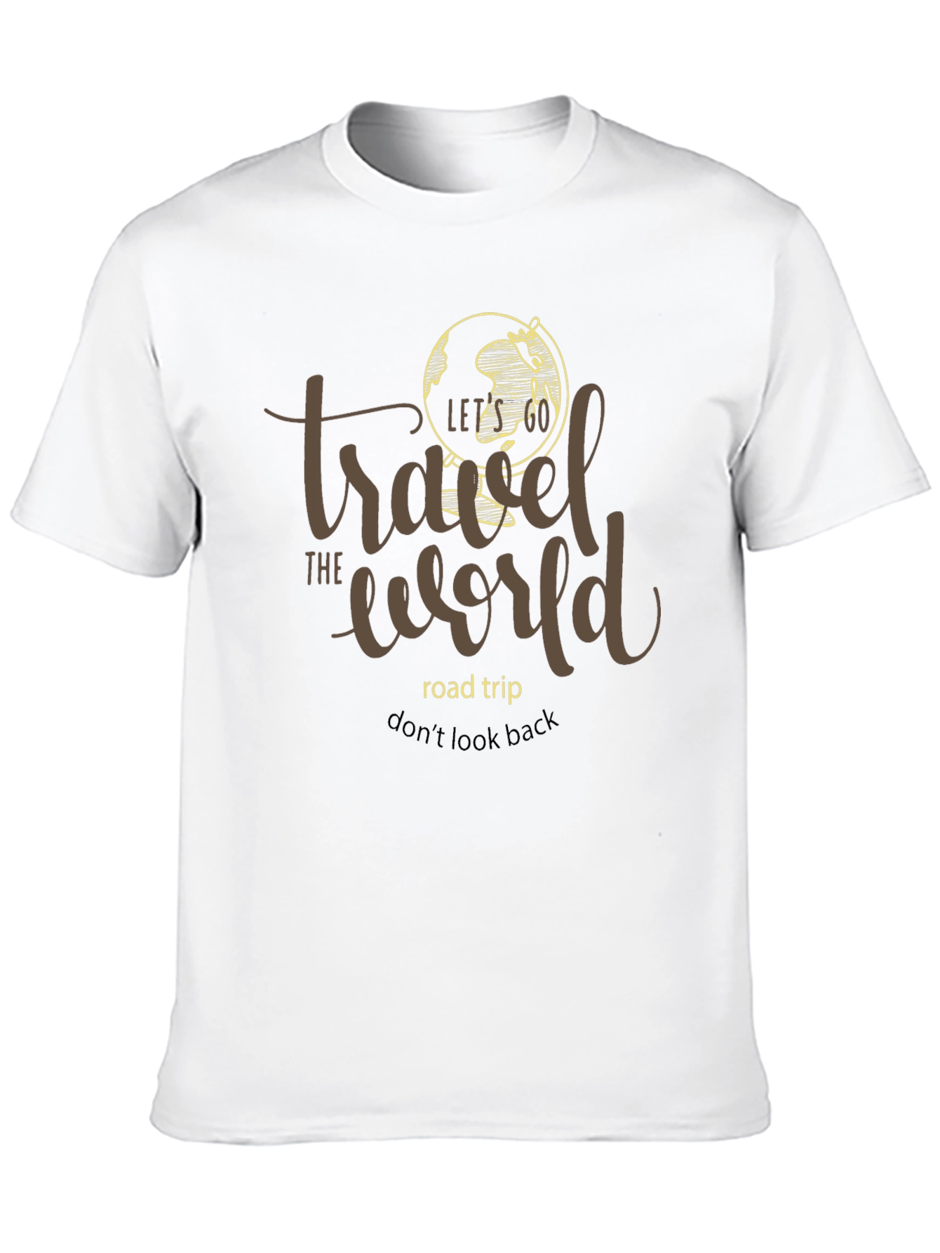 Travel the World Graphic Tee - Black