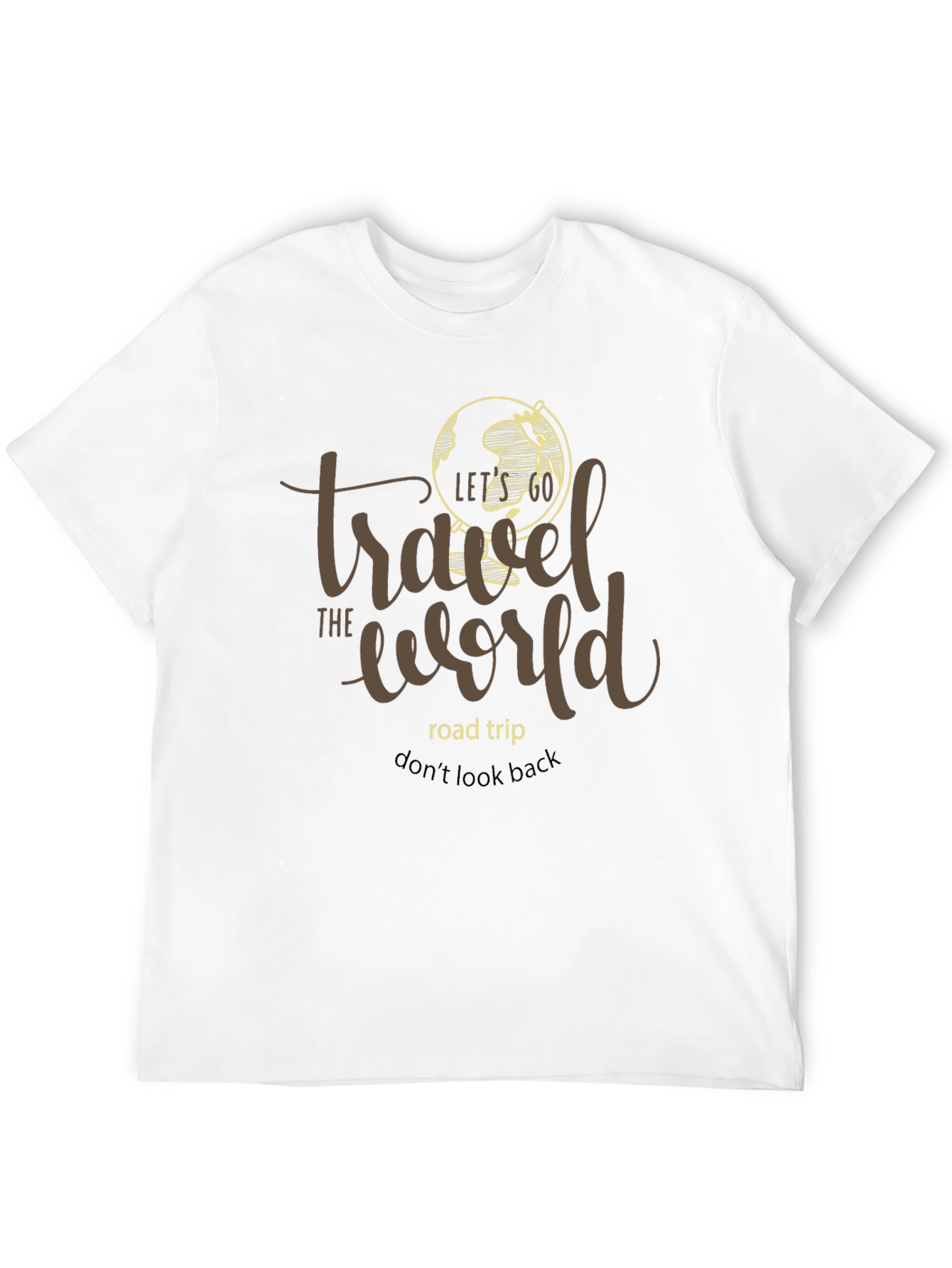 Travel the World Graphic Tee - Black