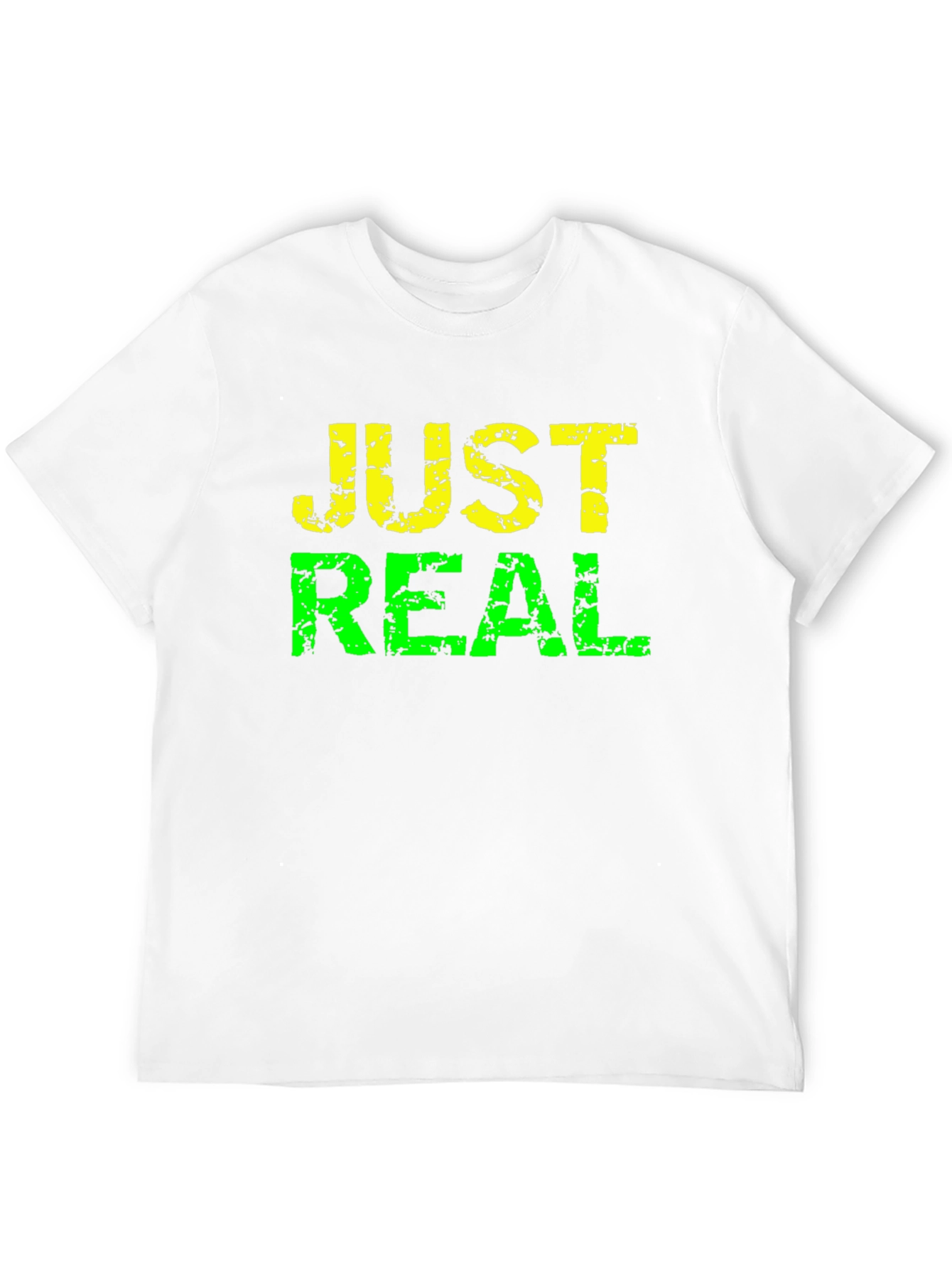 Just Real Distressed Graphic Tee