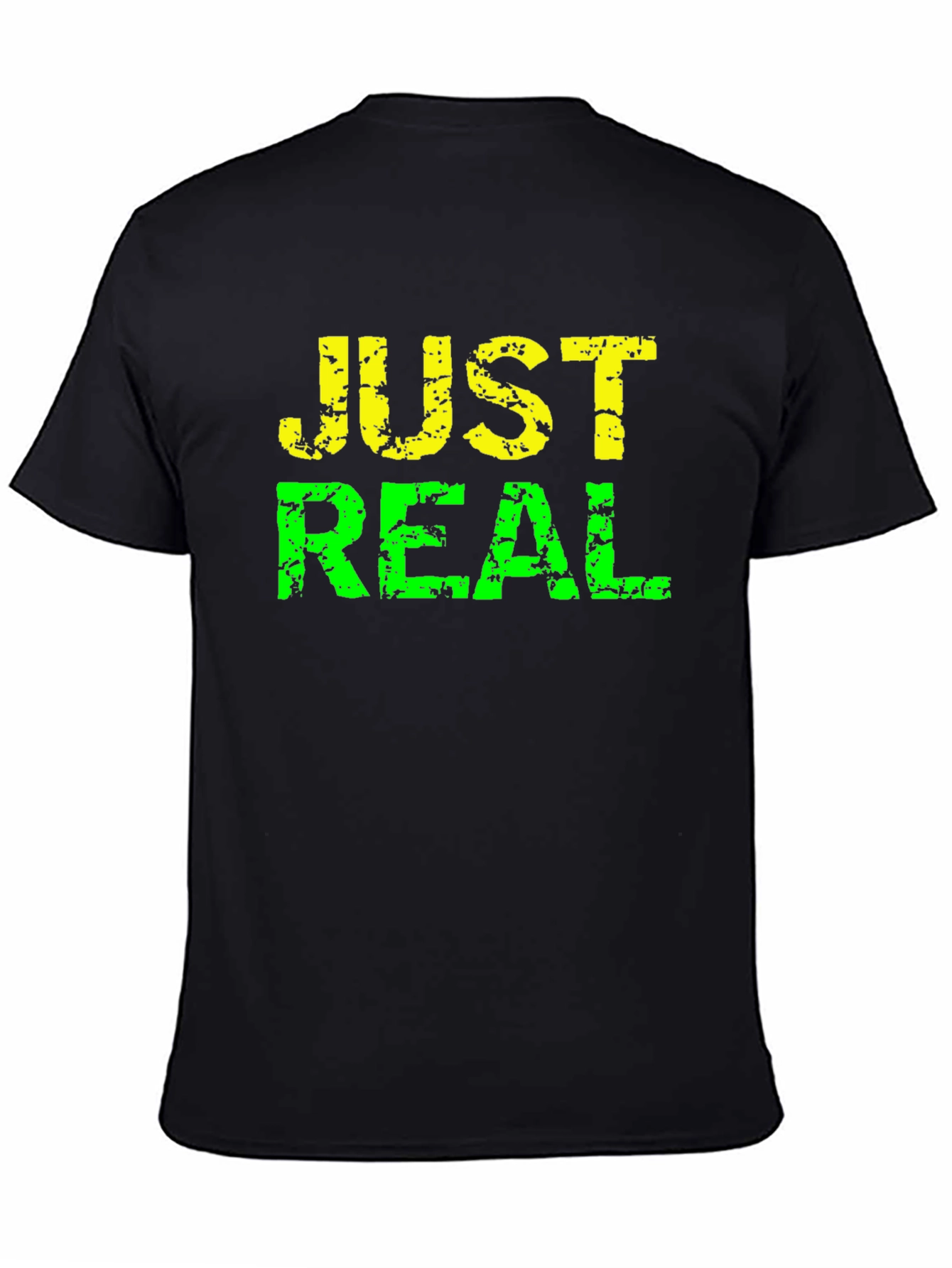Just Real Distressed Graphic Tee