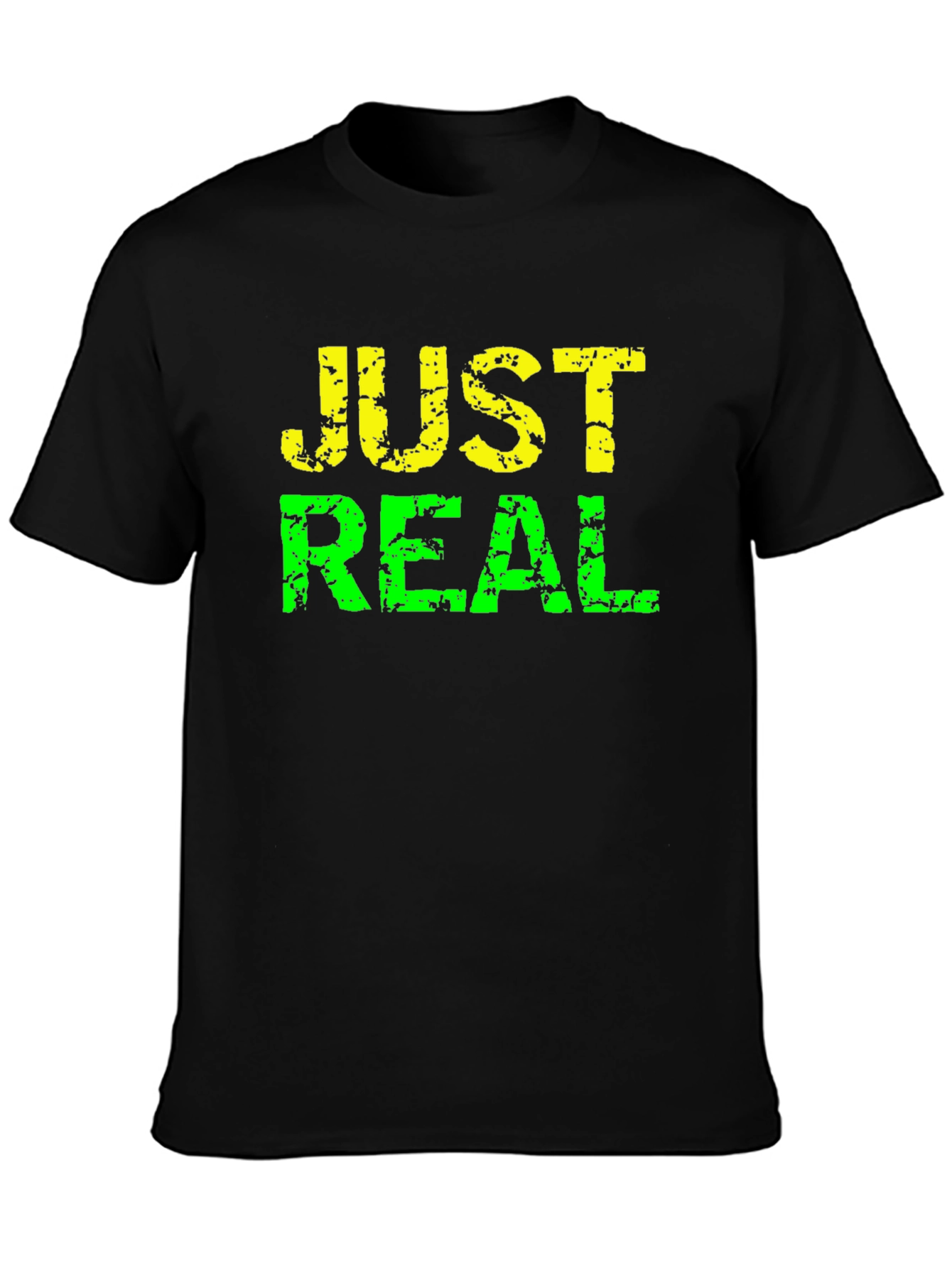 Just Real Distressed Graphic Tee