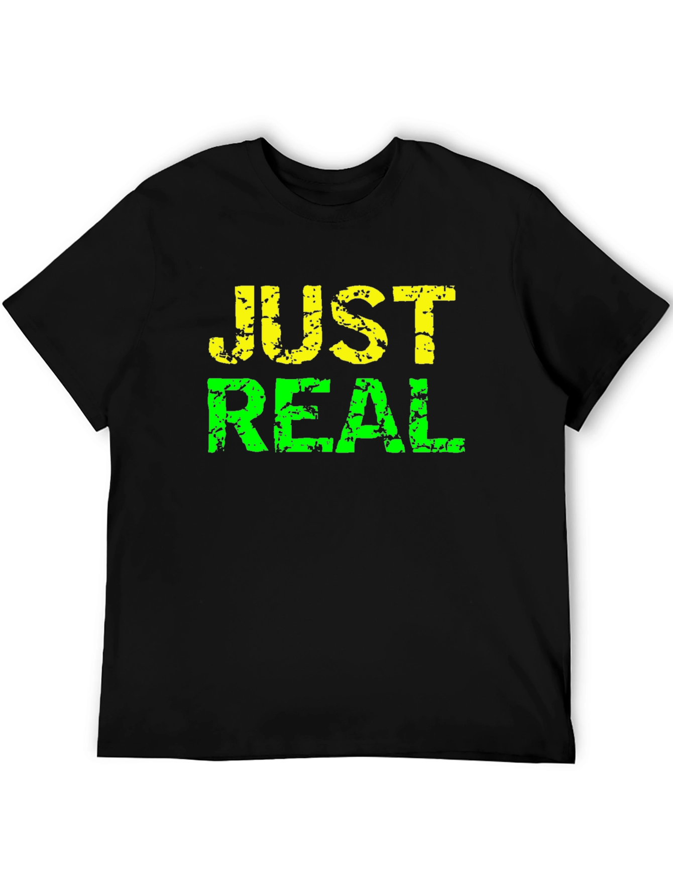 Just Real Distressed Graphic Tee