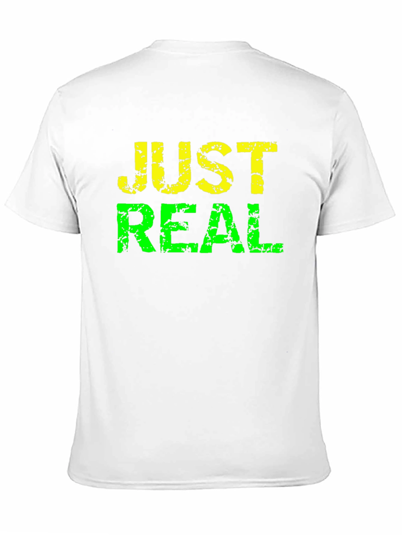 Just Real Distressed Graphic Tee