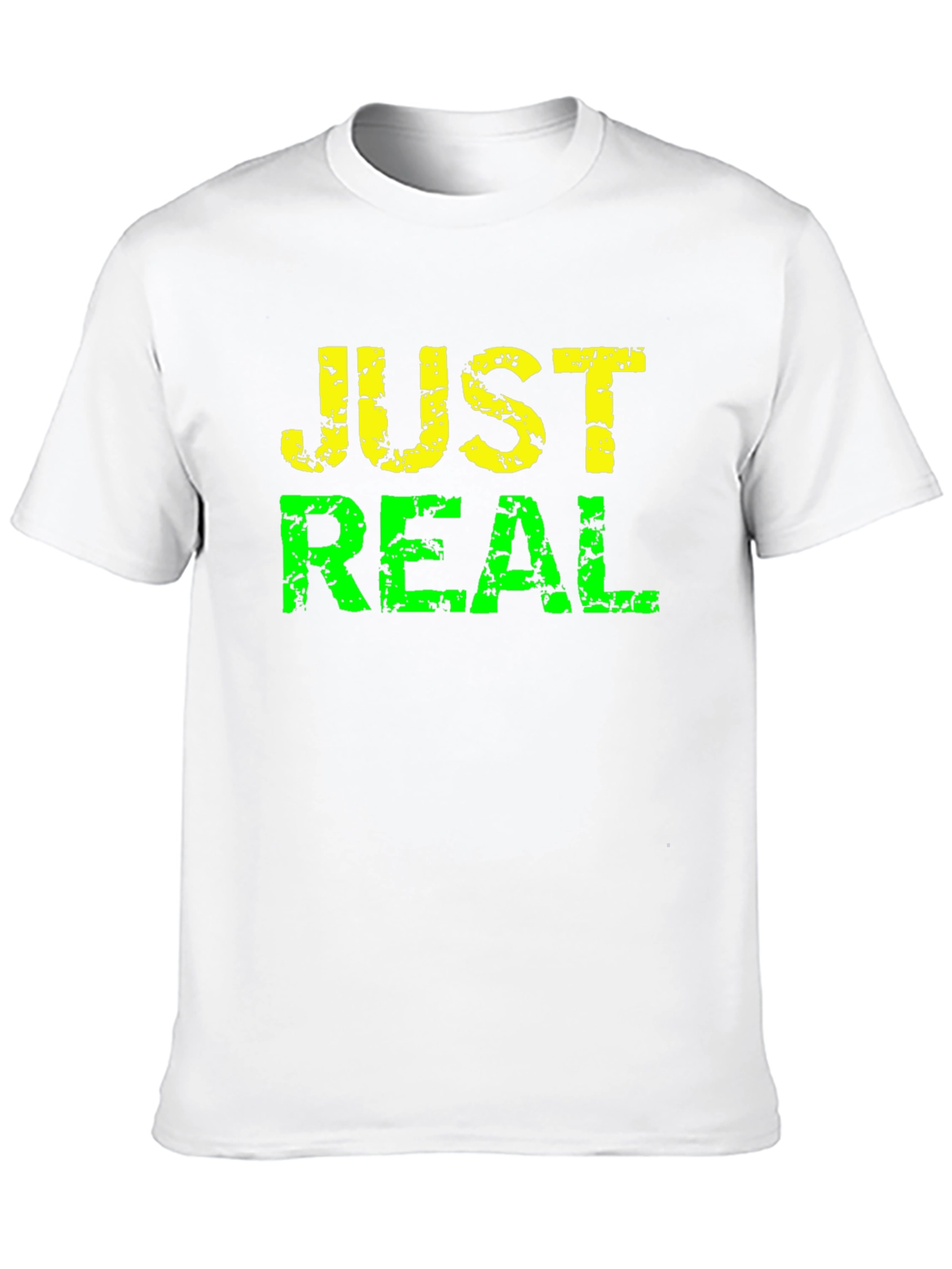 Just Real Distressed Graphic Tee