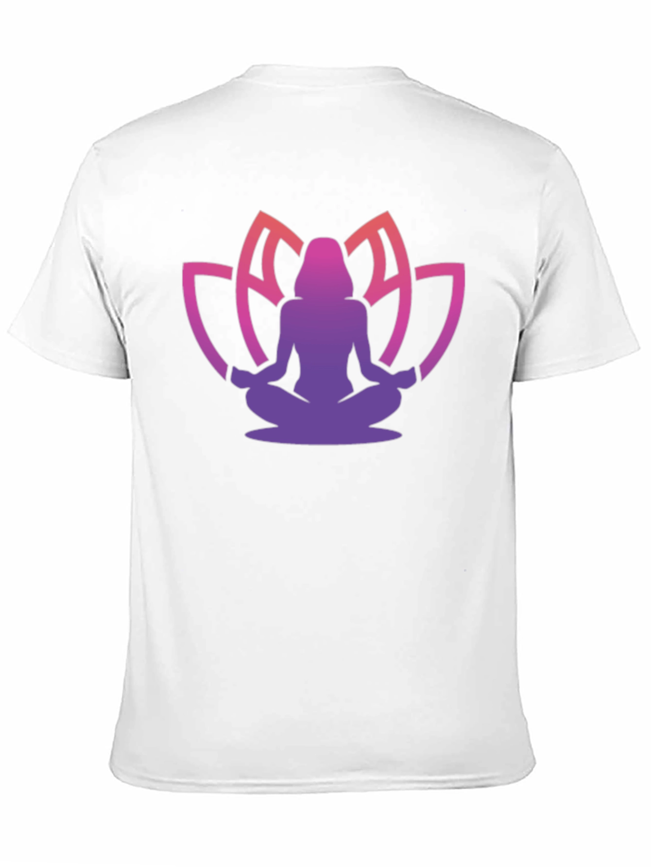 Meditative Lotus T-Shirt - Black