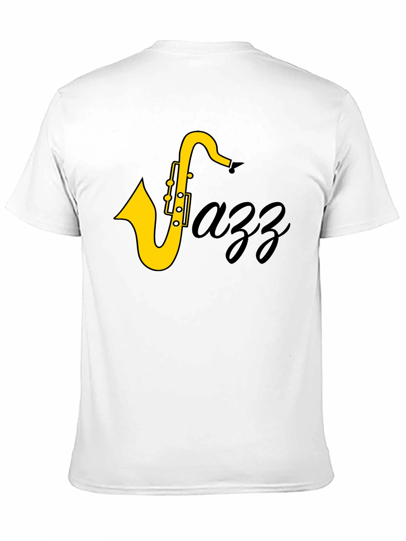 Jazz Saxophone Black T-Shirt - Cool Music Tee