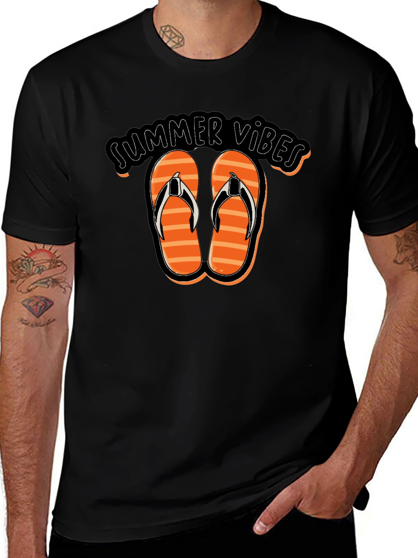 Summer Vibes Flip Flop T-Shirt