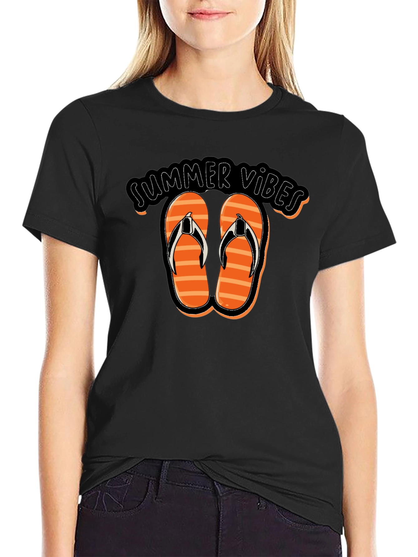 Summer Vibes Flip Flop T-Shirt