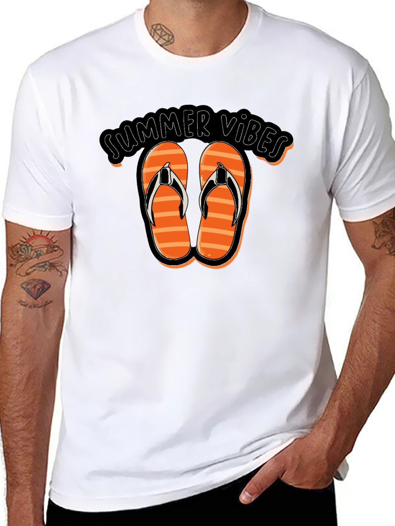 Summer Vibes Flip Flop T-Shirt