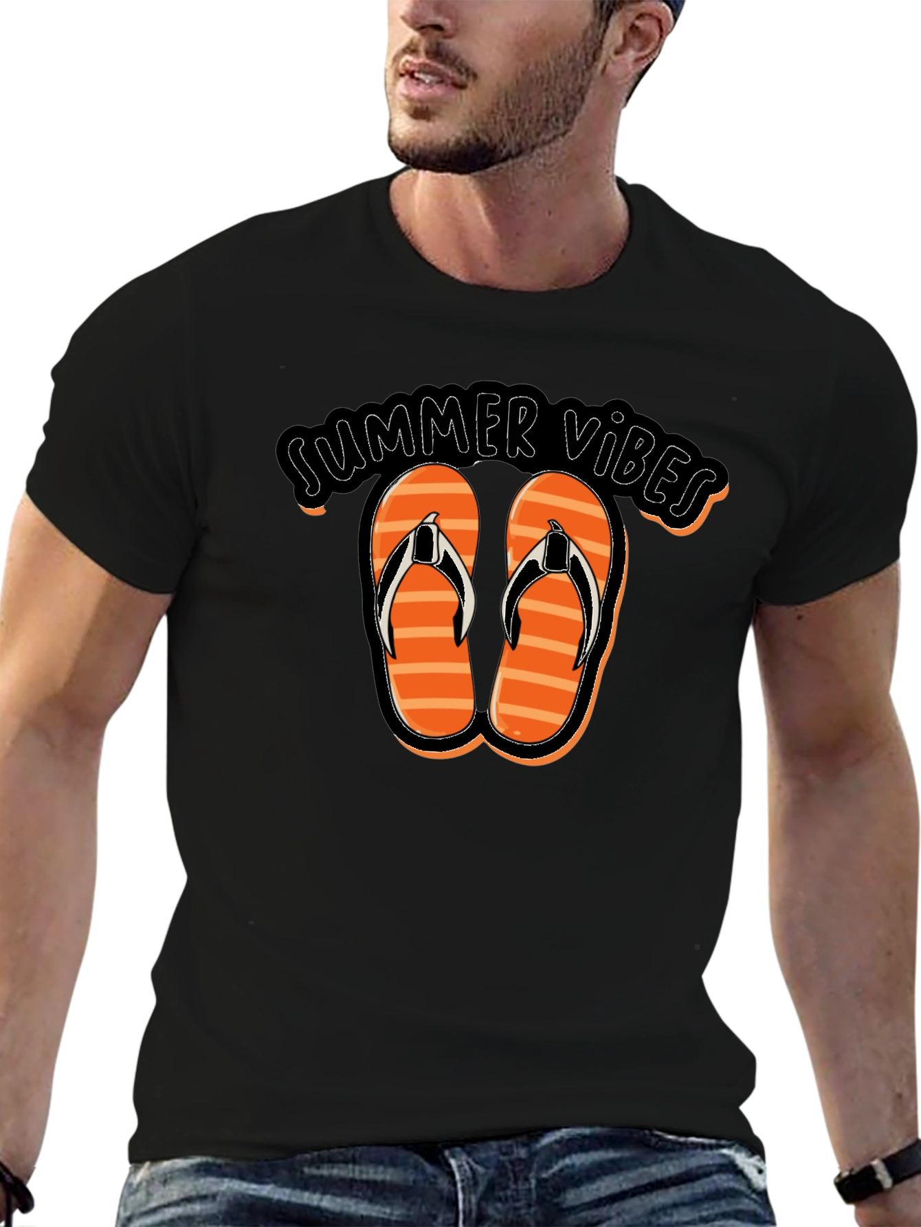 Summer Vibes Flip Flop T-Shirt