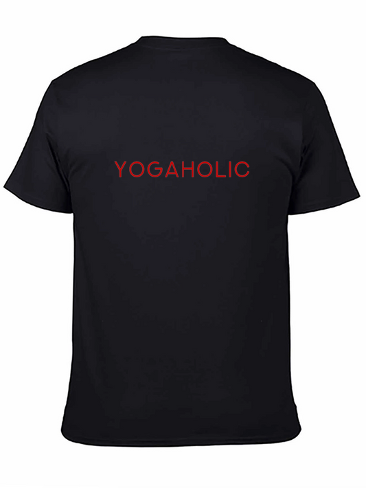 Yogaholic Black Tee - Yoga Lovers Apparel